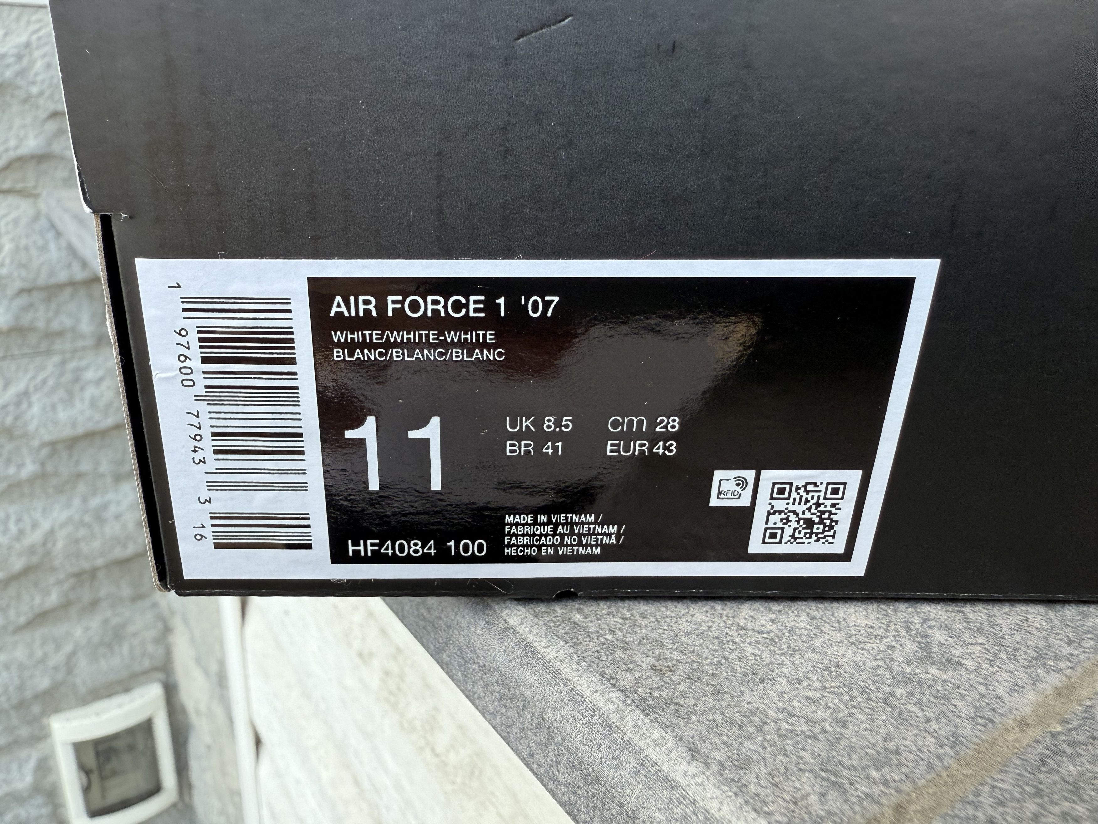 A Ma Maniere × Nike Nike Air Force 1 Low SP A Ma Maniére White (HF4084-100 5) Size US 9.5 / EU 42-43 - 7 Thumbnail