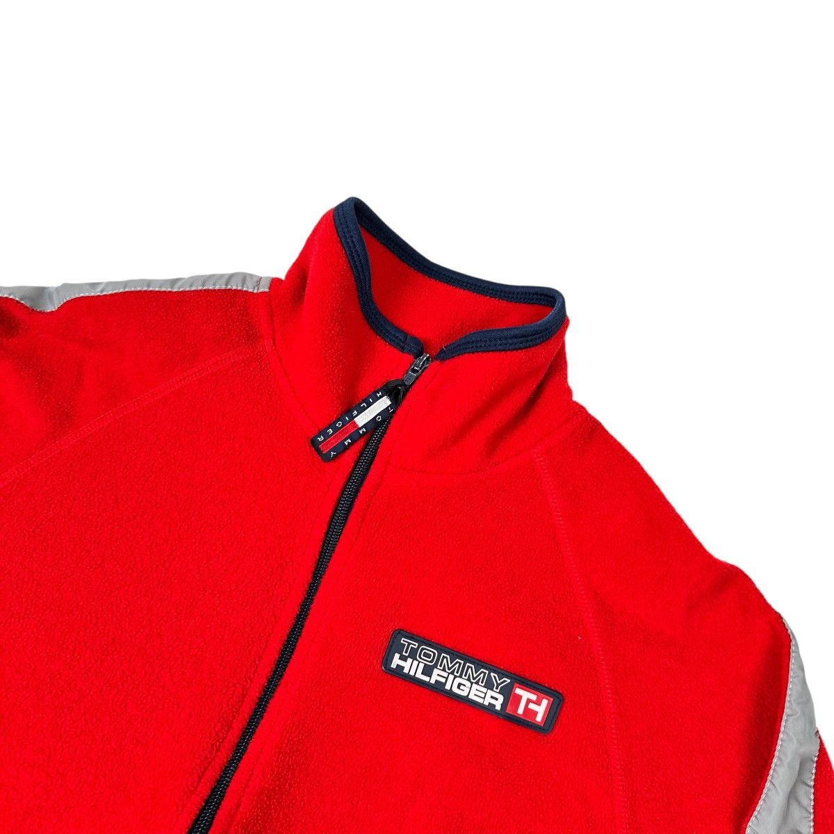 Tommy Hilfiger × Vintage Tommy Hilfiger Jacket Womens Full Zip Fleece Vintage 90s/00 Size L / US 10 / IT 46 - 2 Thumbnail
