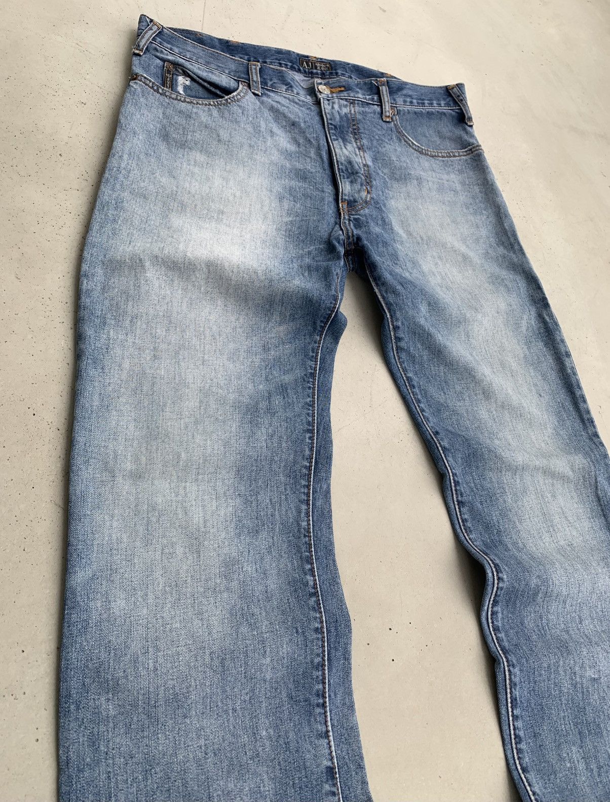 Armani Armani Jeans Vintage Jeans Luxury Denim Old Money Avantgarde Size US 36 / EU 52 - 8 Thumbnail