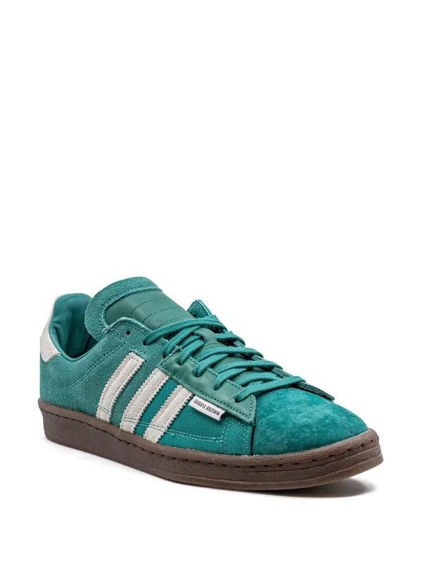 Adidas Darryl Brown x adidas Campus 80 Active Green Gum Size US 7 / EU 40 - 2 Thumbnail