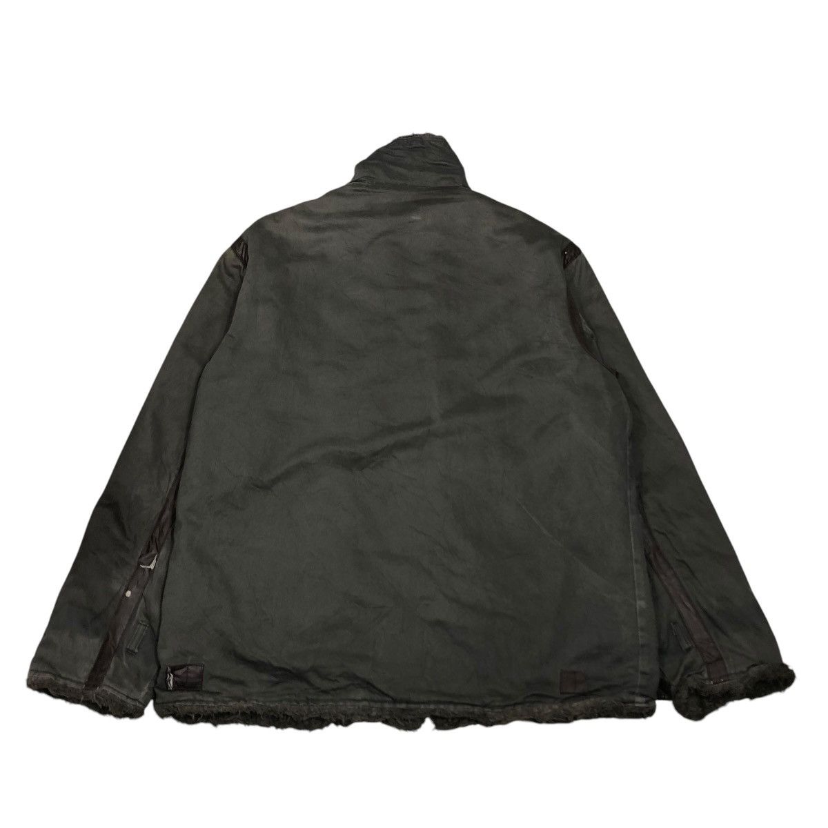 Japanese Brand 🔥VINTAGE BIKER JACKET REAL SMPL FUR BLANKET ISSEY MIYAKE Size US L / EU 52-54 / 3 - 2 Thumbnail