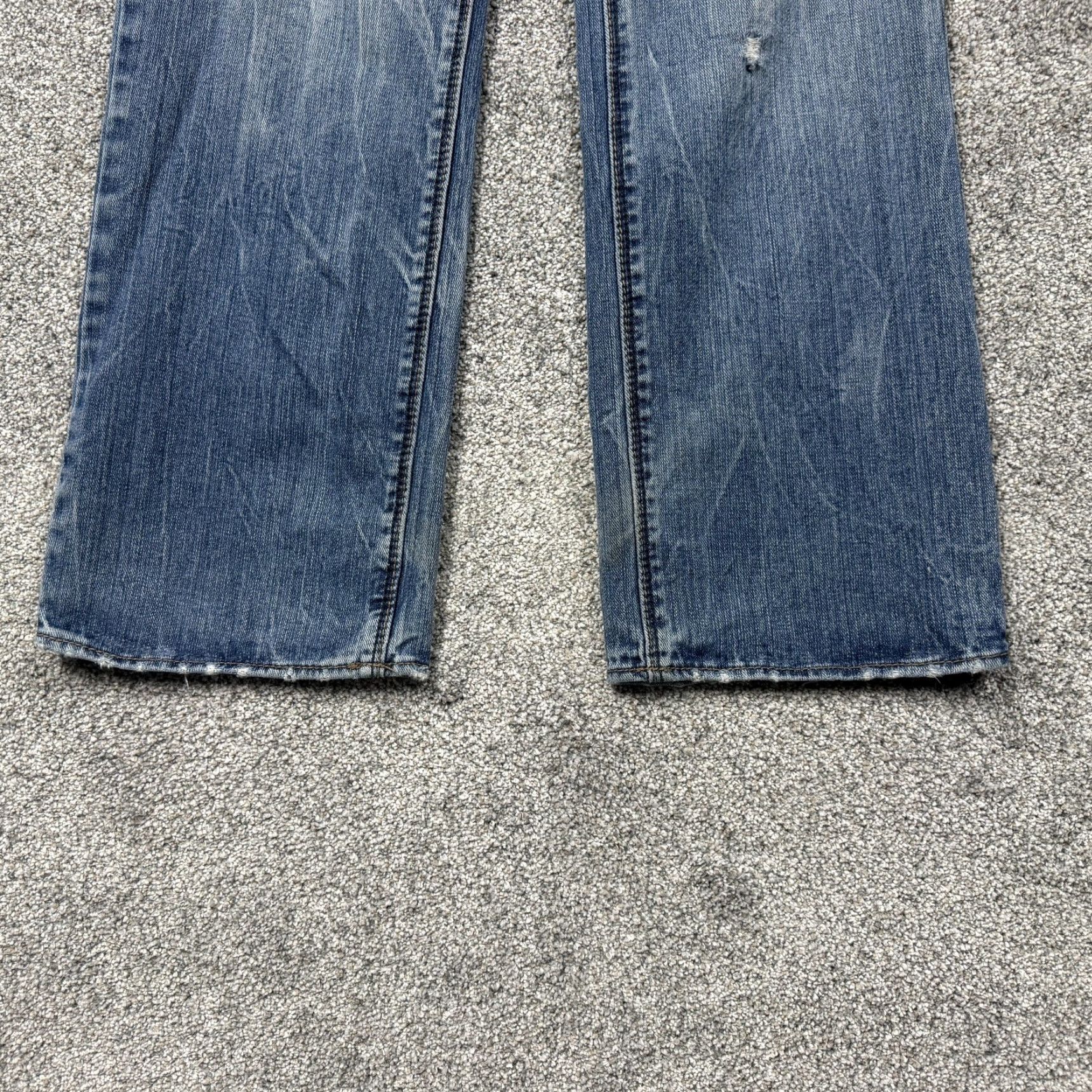 Vintage Arizona Jean Co Jeans Mens Slim Straight 29x29 Blue Distressed Denim Grunge Java? Size US 29 - 6 Thumbnail