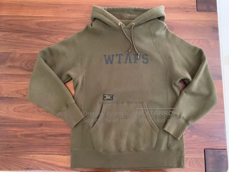 Wtaps Wtaps Military green hooded sweatshirt Size US L / EU 52-54 / 3 - 1 Thumbnail