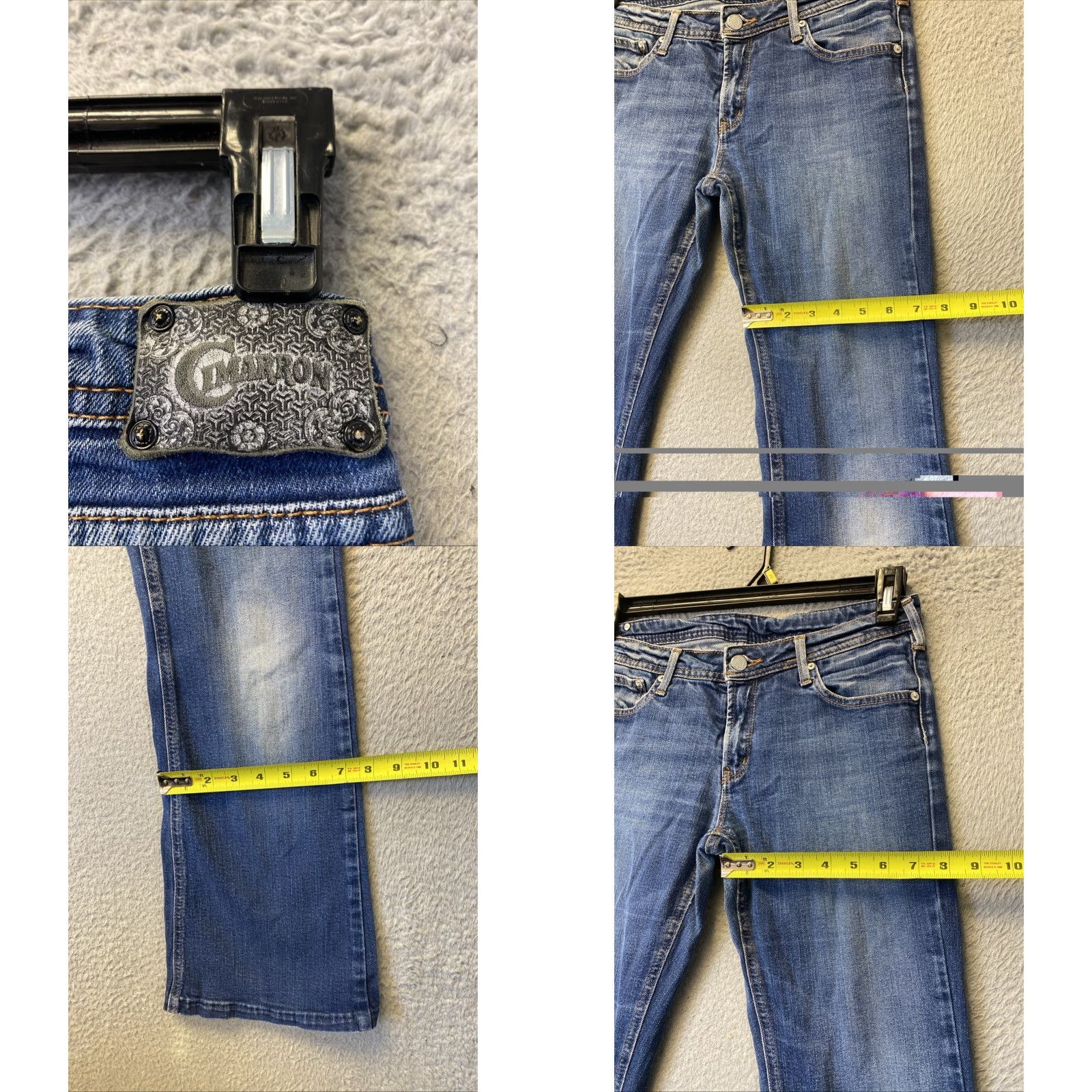 Vintage Cimarron Jeans Women’s 30x27 Blue Slim And Flare Jeans Regular Women Size 30" / US 8 / IT 44 - 9 Thumbnail