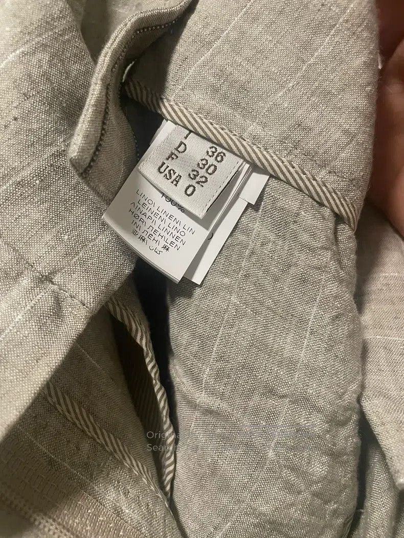 Brunello Cucinelli Brunello Cucinelli Flax crepe trousers Size 24" / US 00 / IT 34 - 5 Thumbnail