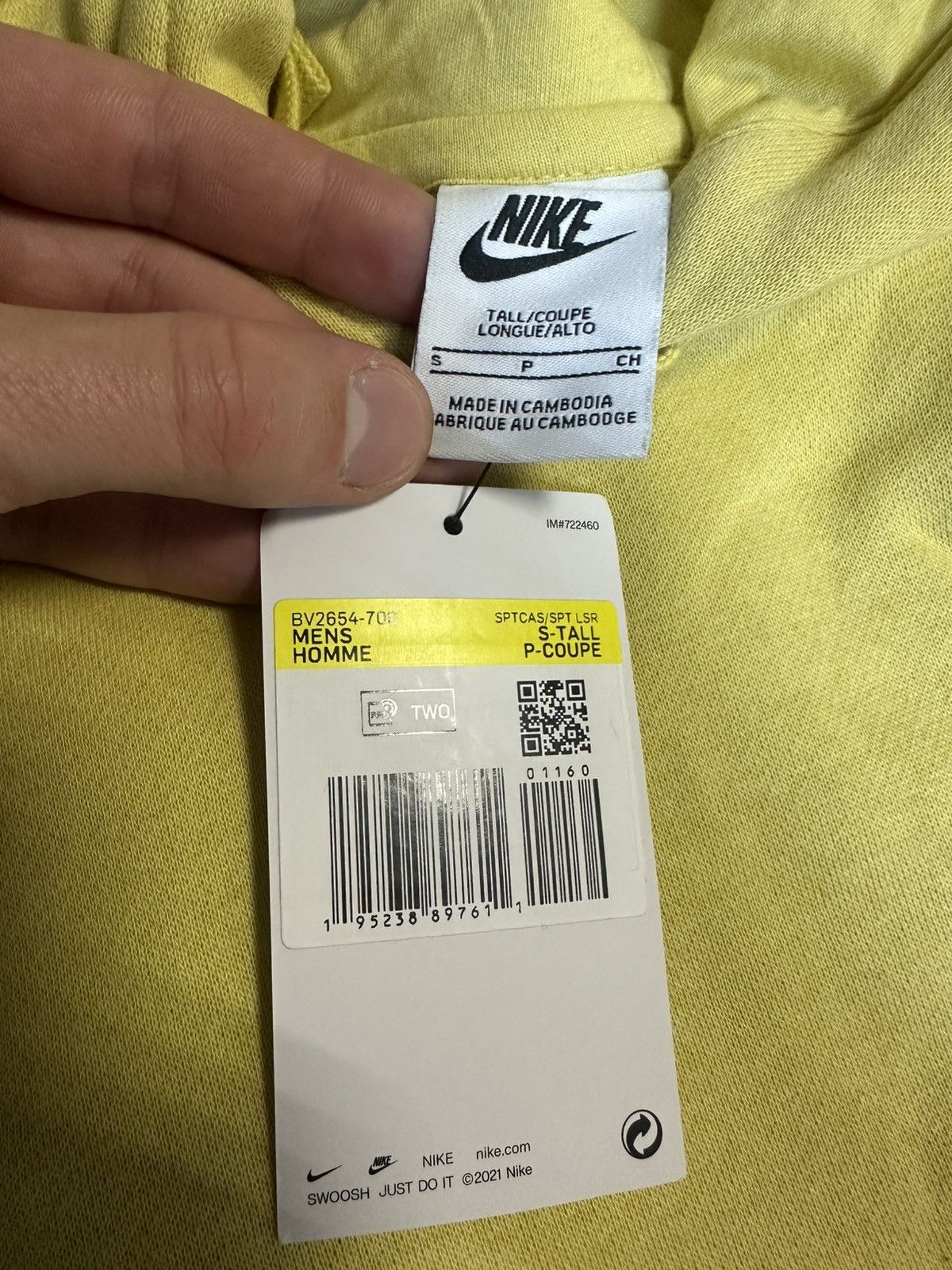 Nike Nike Custom Hoodie Vintage 90s Y2K Reworked Size US S / EU 44-46 / 1 - 6 Thumbnail
