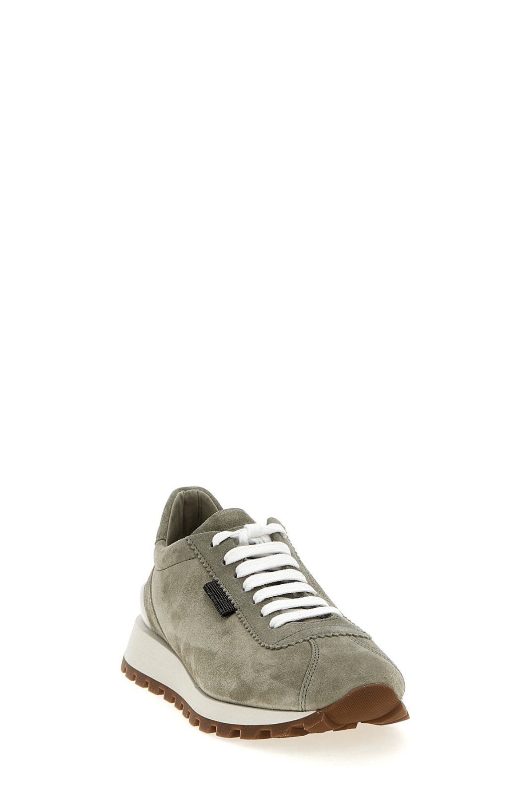 Brunello Cucinelli BRUNELLO CUCINELLI Gray Suede Sneakers New & Authentic Size US 9 / IT 39 - 2 Thumbnail