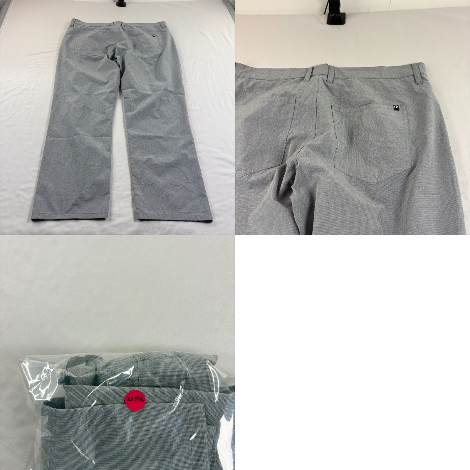 TravisMathew VINTAGE Travis Mathew Pants Mens 36x27 Gray Chino Golf Performance Tech Stretch Size US 36 / EU 52 - 8 Thumbnail