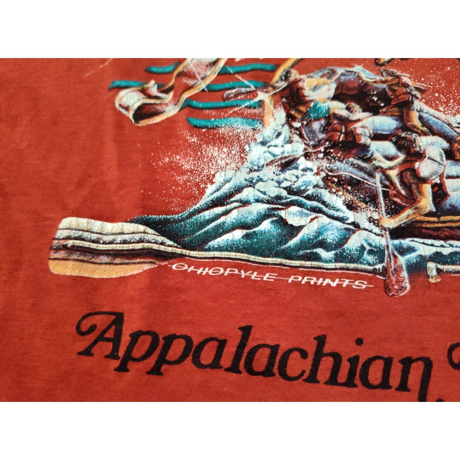 Vintage Vtg Screen Stars Brand Appalachian White Water Wildwaters Tank Top M/L USA Made Size US M / EU 48-50 / 2 - 4 Thumbnail