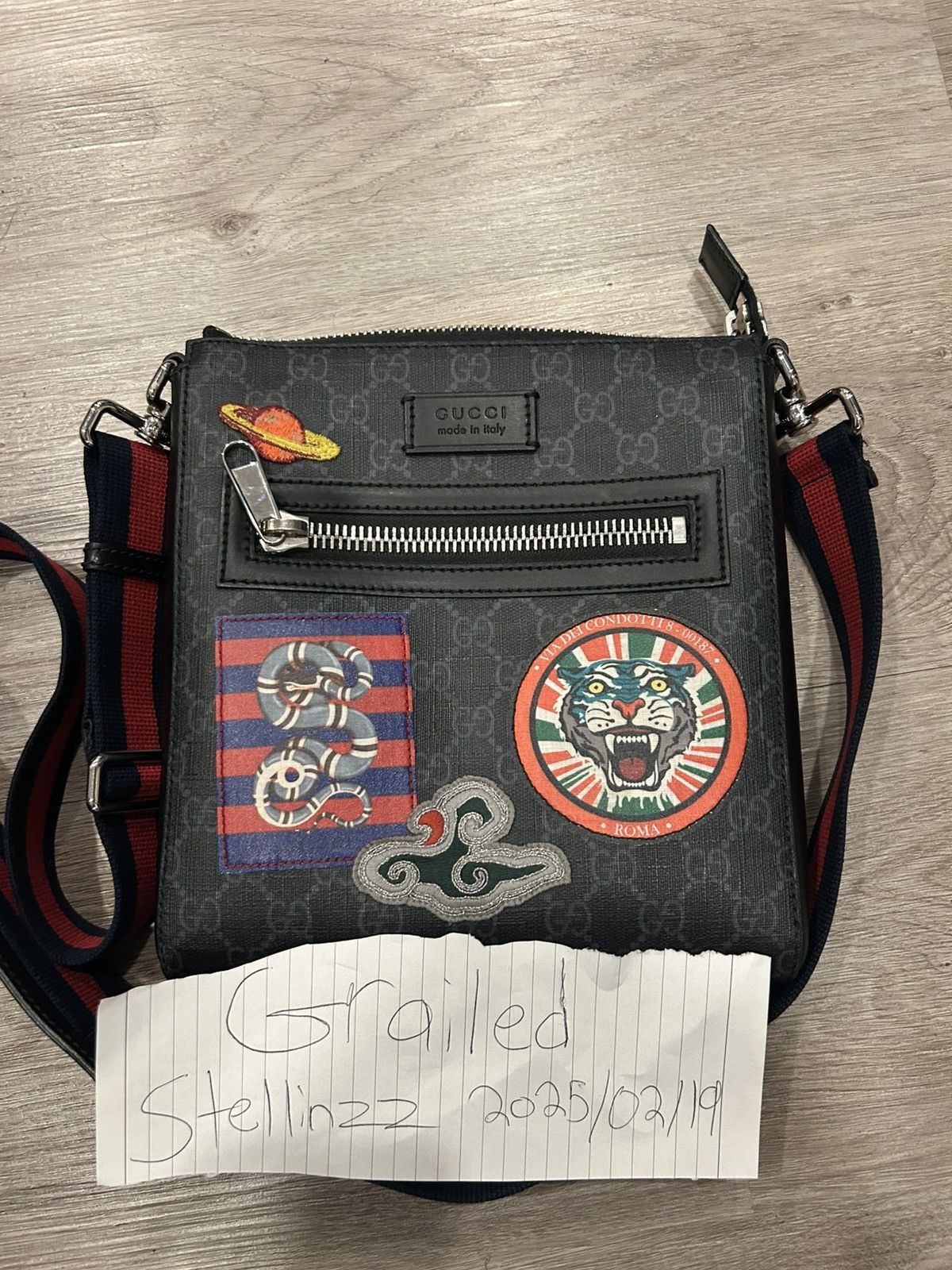Gucci Gucci GG Supreme Night Courier Messenger Bag Size ONE SIZE - 2 Thumbnail