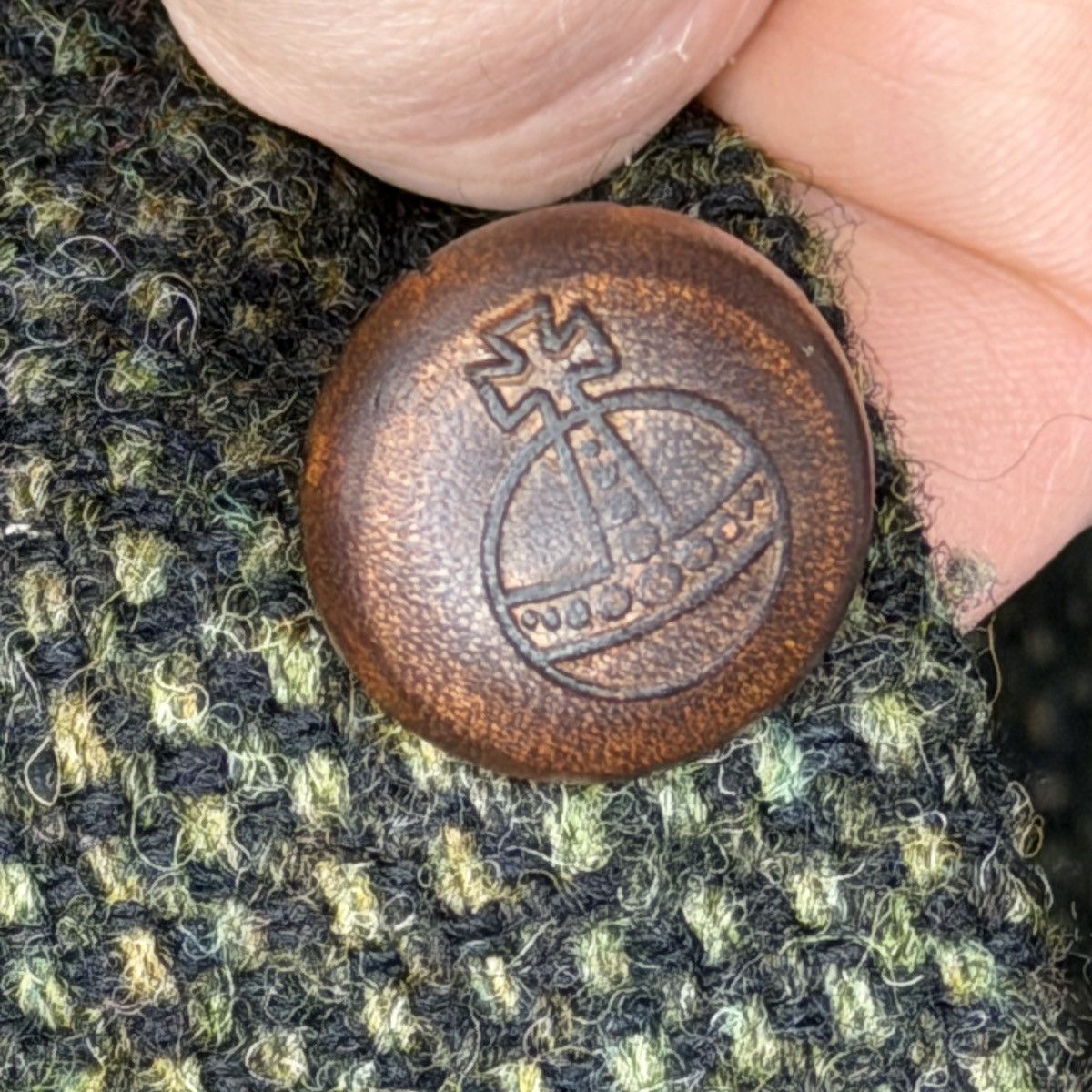Harris Tweed Vintage Harris Tweed Blazer Tweed Jacket Wool Green Oldmoney Size US L / EU 52-54 / 3 - 9 Thumbnail