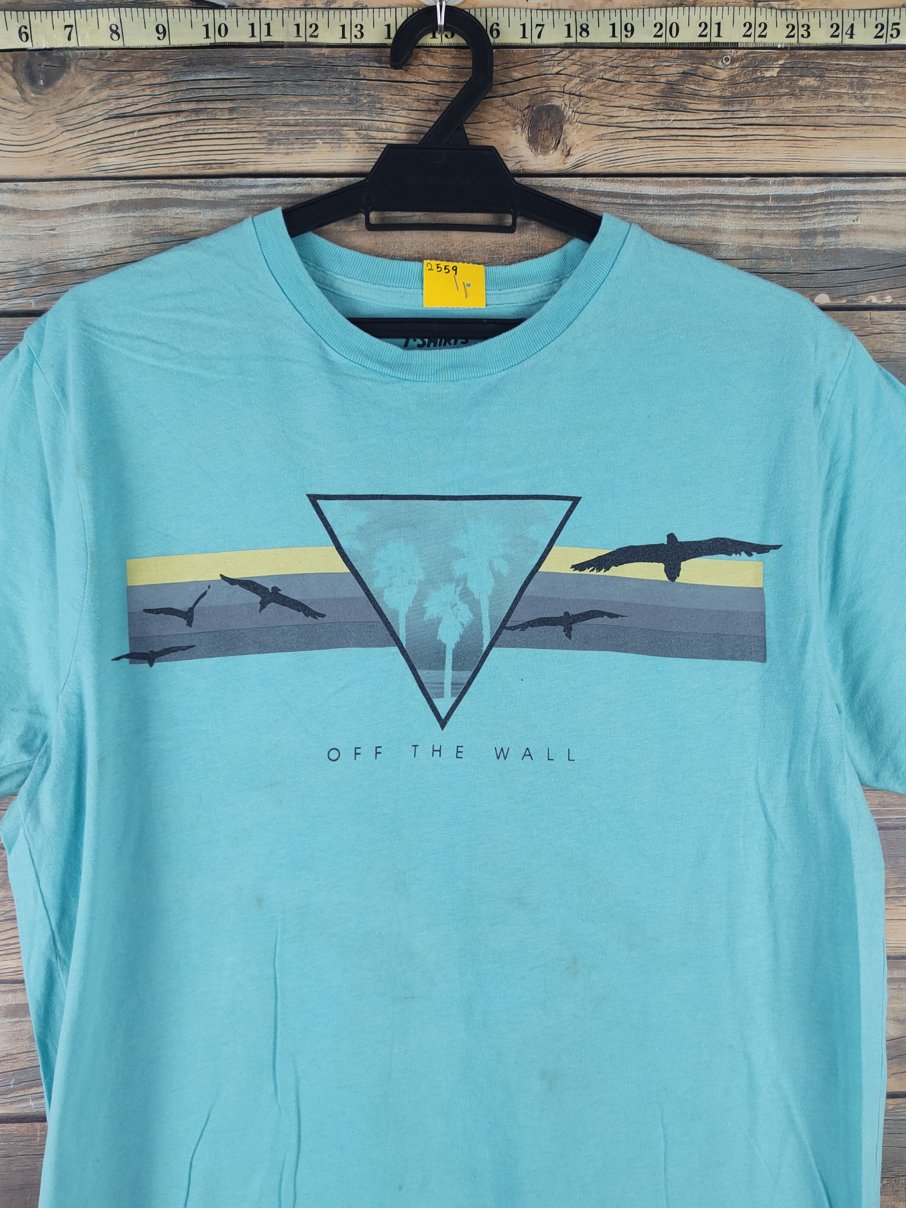 Vans DL Vans Turquoise Short Sleeve T-shirt #2559 Size US M / EU 48-50 / 2 - 2 Thumbnail