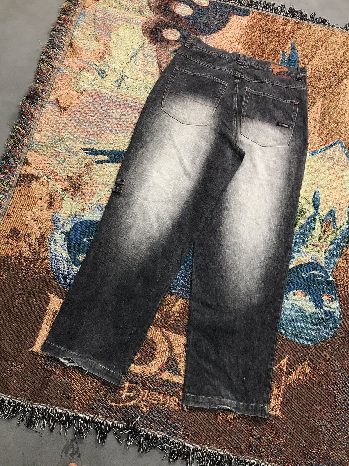 Other Vintage rawblue SpellOut embroidered denim Size US 36 / EU 52 - 8 Thumbnail