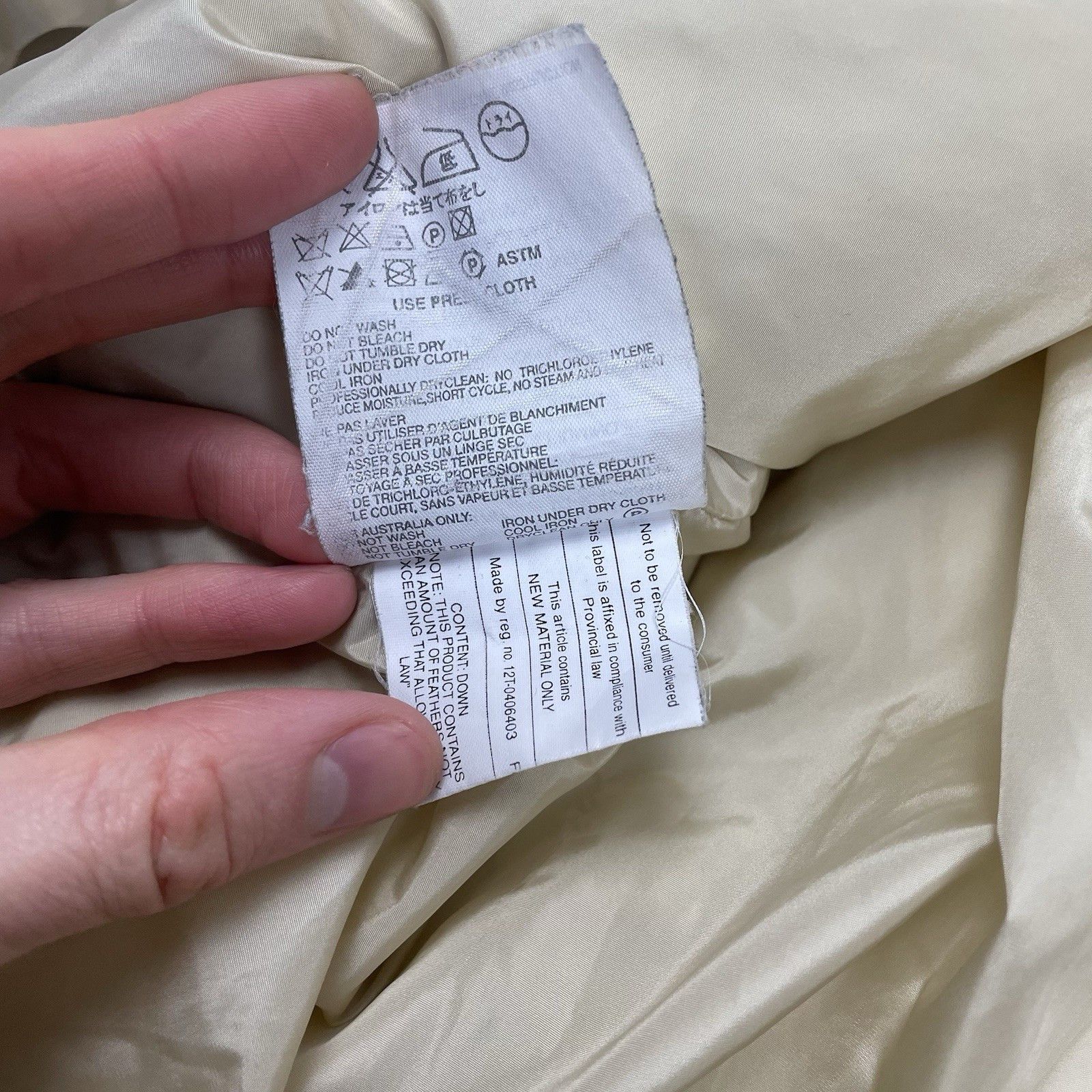 Prada Vintage Prada Sport Down Puffer Jacket Beige 44 UK10 Size M / US 6-8 / IT 42-44 - 11 Thumbnail