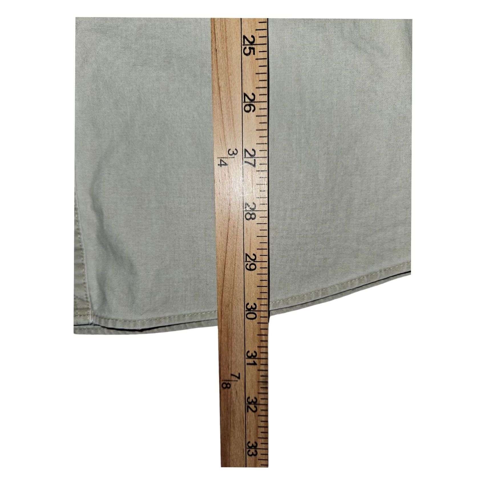 Vintage L.L. Bean Button-Up Shirt Long Sleeve Men's XL Ivory Solid Cotton Button Closure Pockets Traditional Fit Outdoor Fishing Size US XL / EU 56 / 4 - 5 Thumbnail