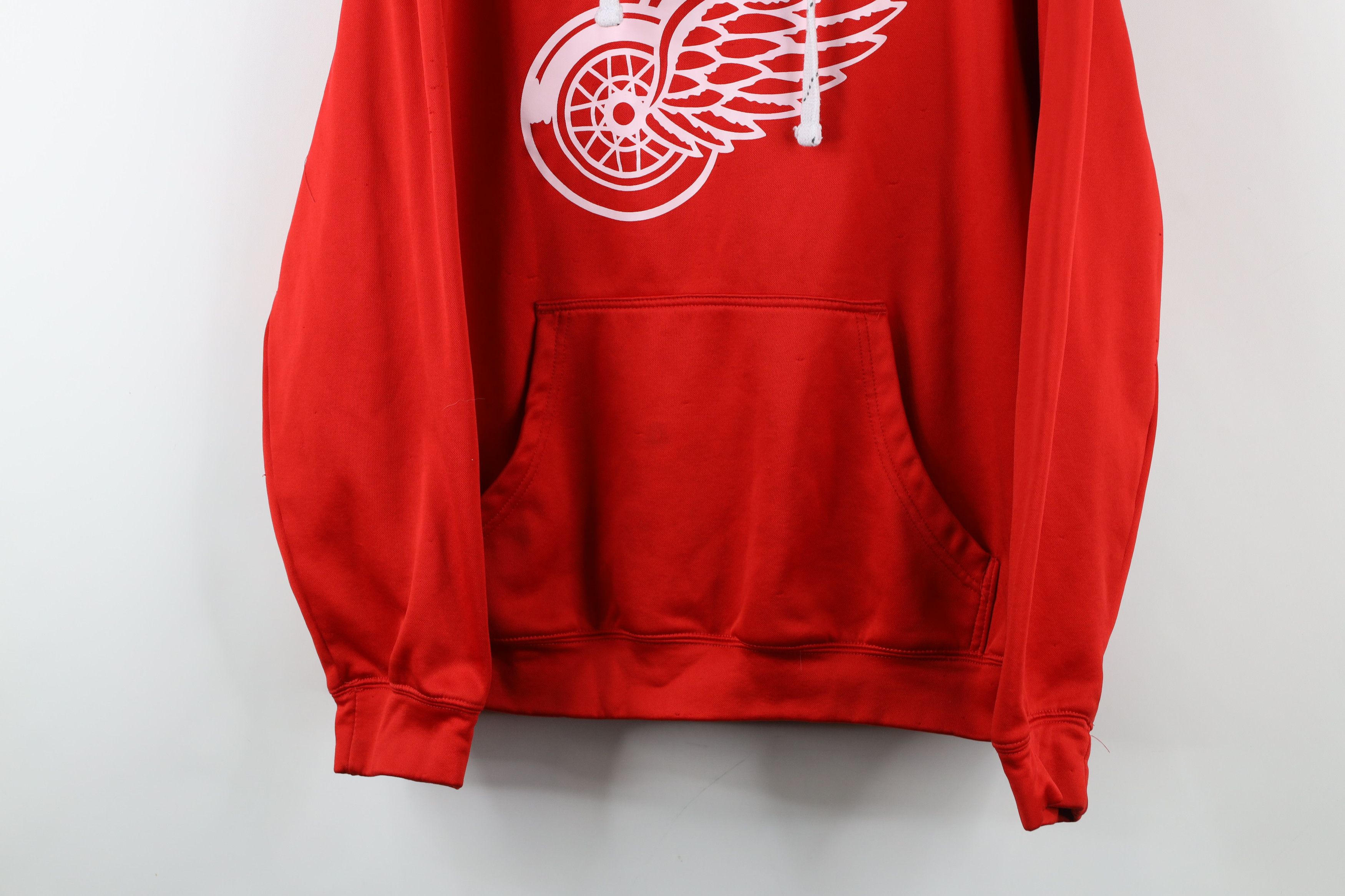 Vintage Y2K NHL Detroit Red Wings Hockey Jersey Hoodie Sweatshirt Size US L / EU 52-54 / 3 - 3 Thumbnail