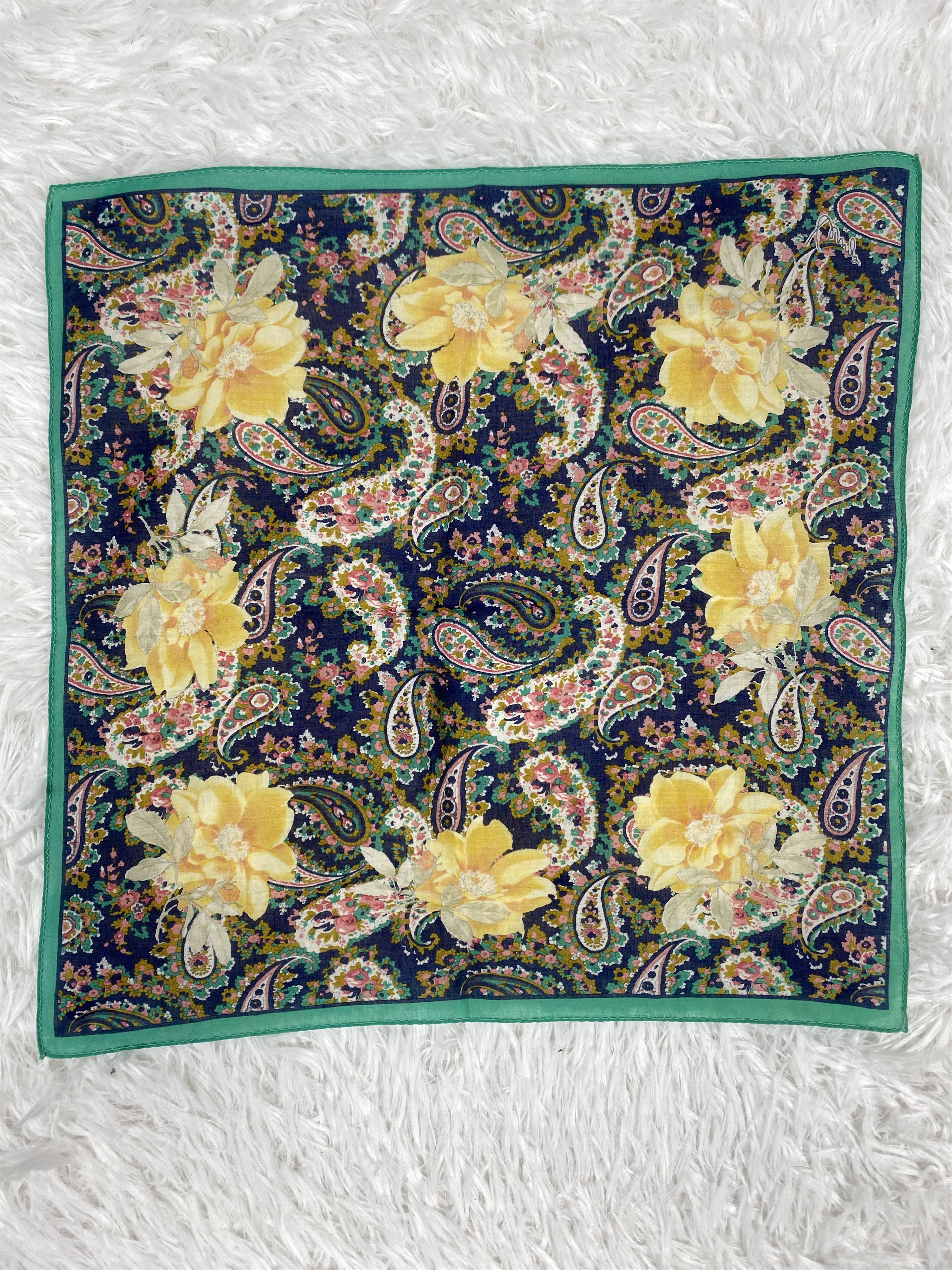 Kenzo Vintage Kenzo Handkerchief Neckerchief Ph0455 Size ONE SIZE - 4 Thumbnail