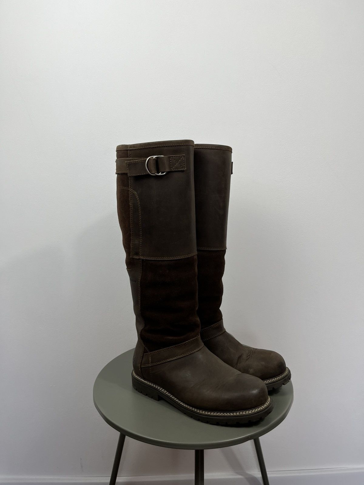 Other Waterproof Leather Knee High Boots Riding Outdoor EU 40 Size US 9 / IT 39 - 5 Thumbnail