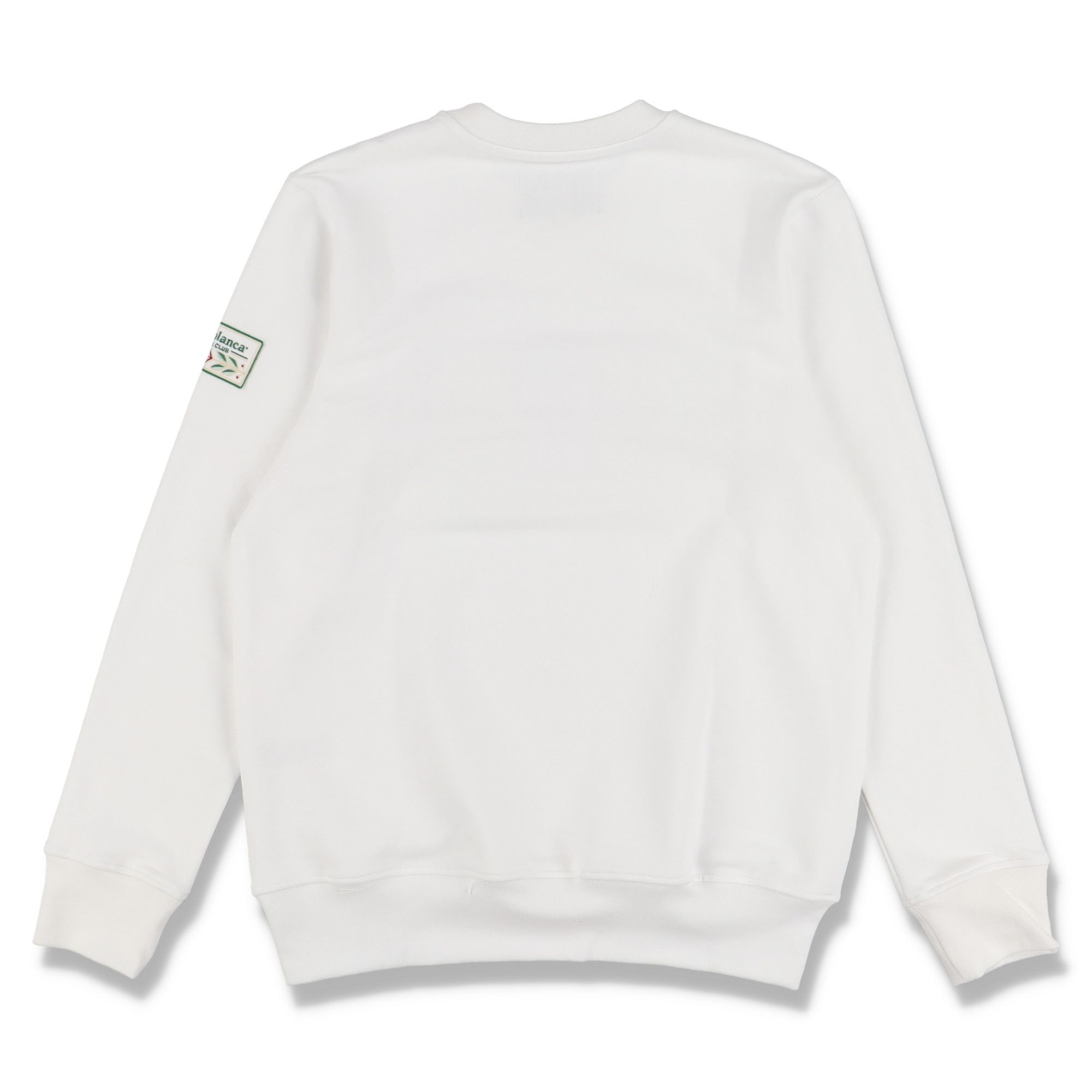Casablanca White Embroidered Tennis Court Logo Sweatshirt Size XS / US 0-2 / IT 36-38 - 7 Thumbnail
