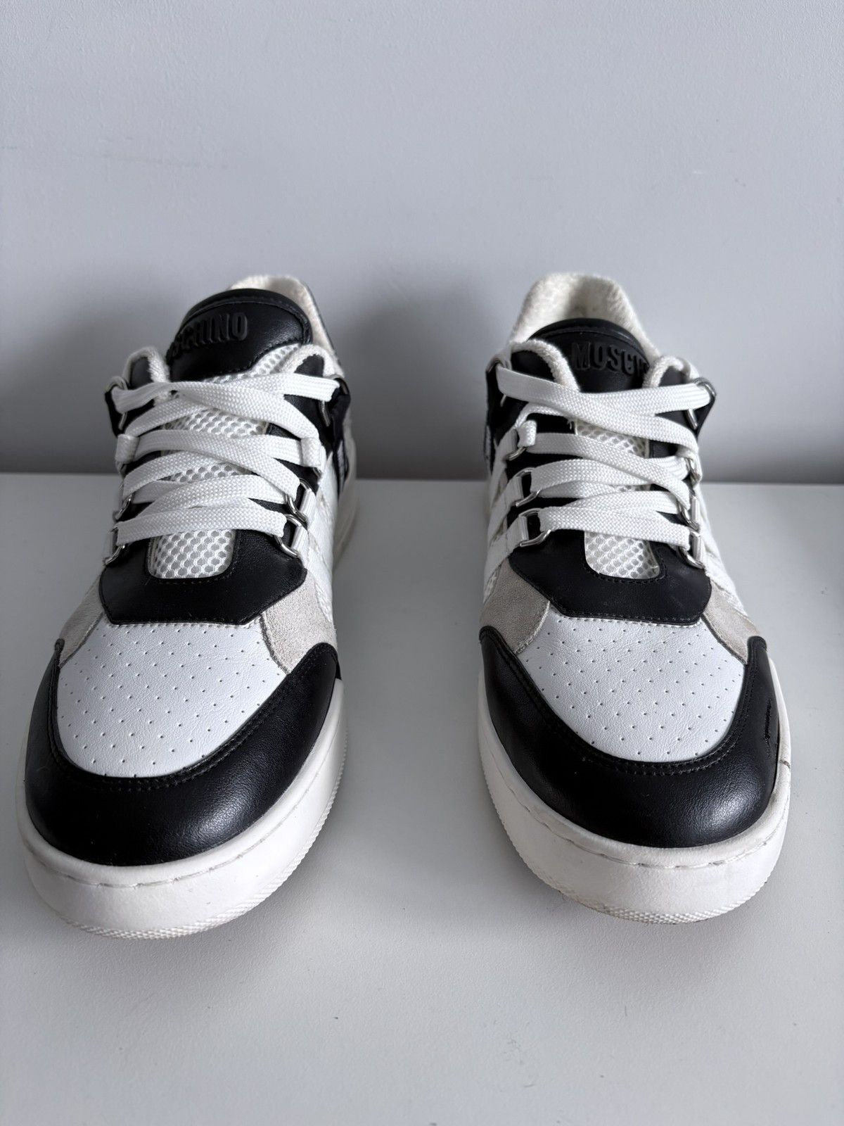 Moschino Moschino sneakers men's designer leather size 43 Size US 10 / EU 43 - 3 Thumbnail