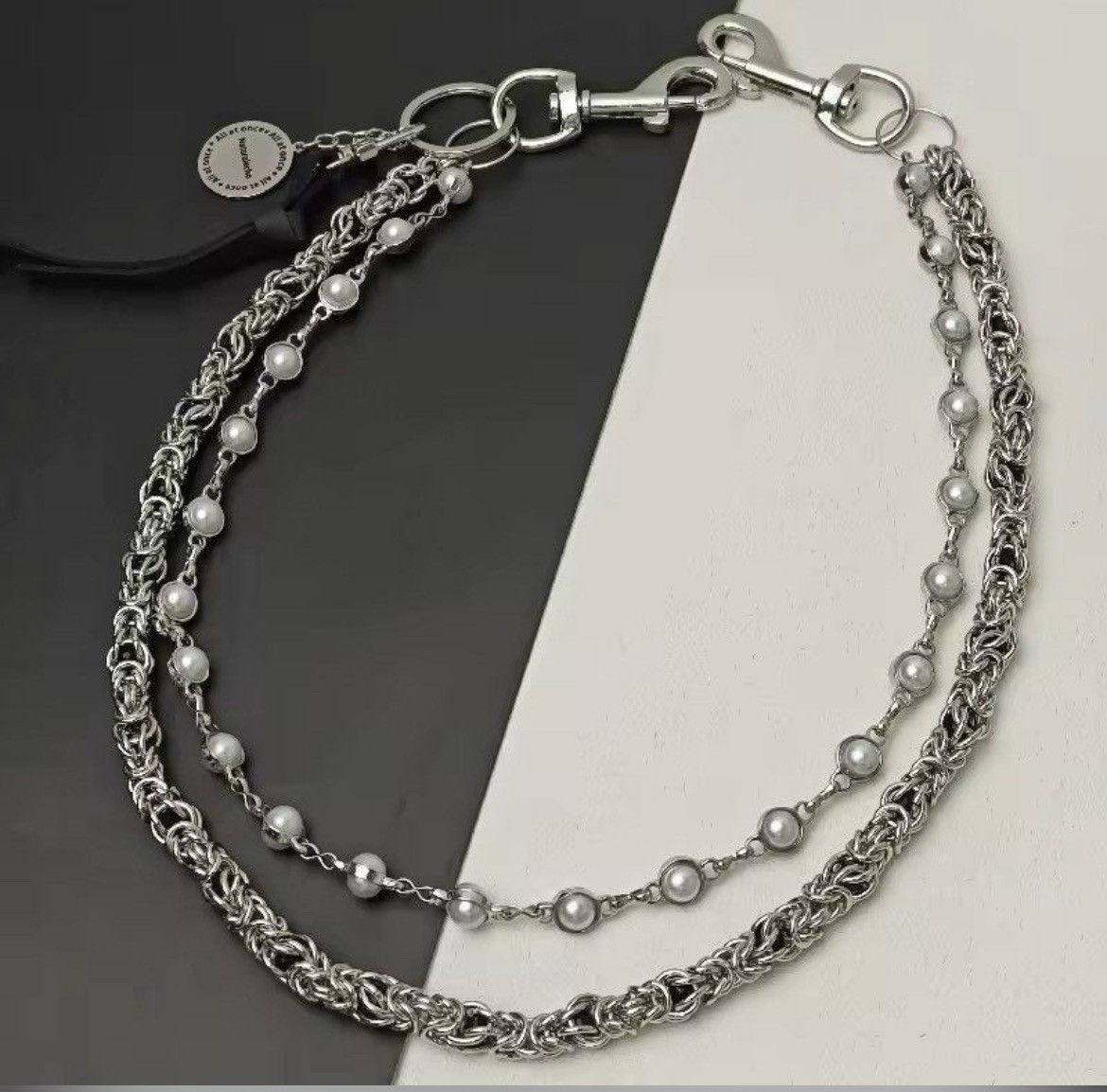 Japanese Brand × Jewelry 2 Layer Natural Echo Pearled Wallet Chain Size ONE SIZE - 4 Thumbnail