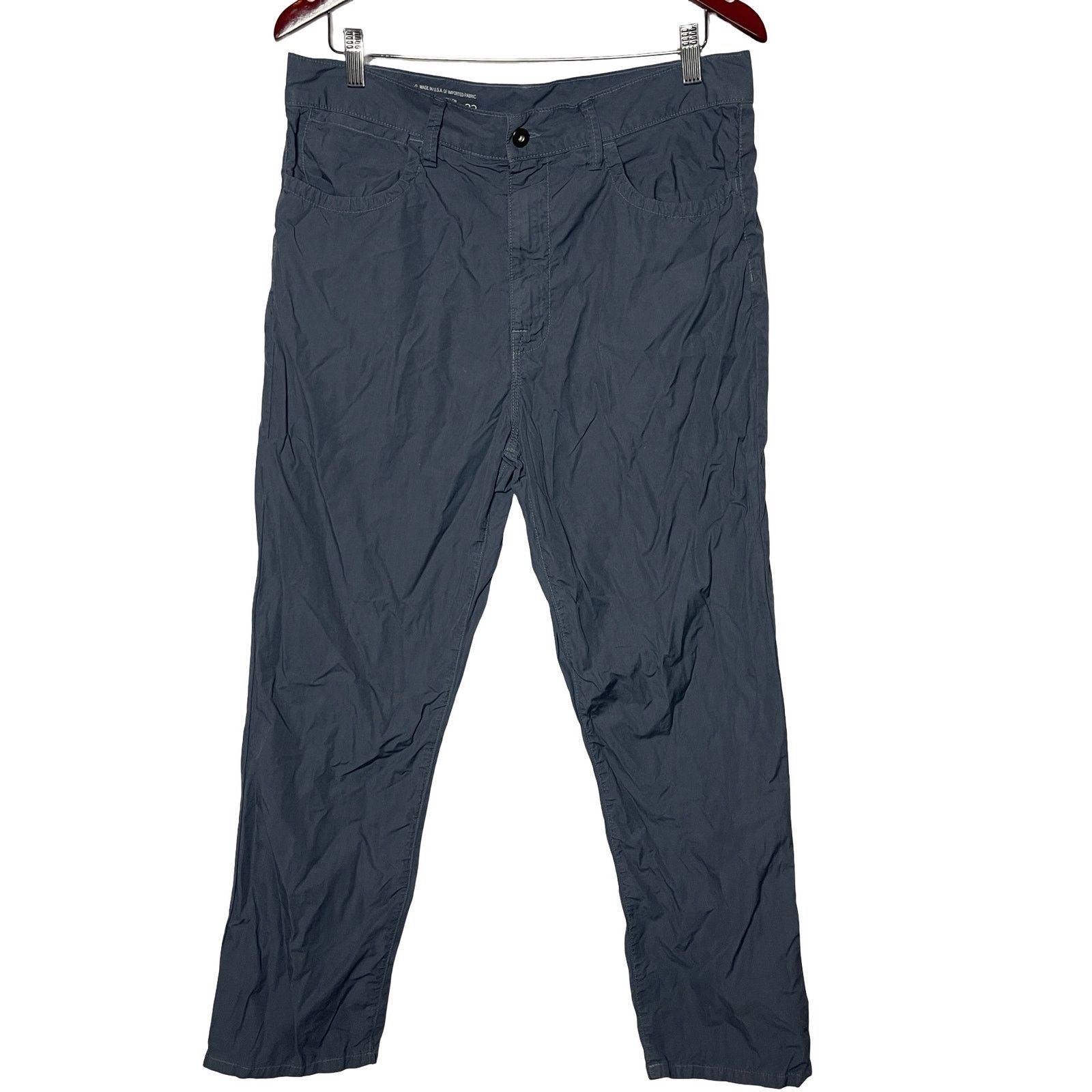 Save Khaki United SKU Save Khaki United grey chino pants 33x28 Size US 33 - 4 Thumbnail
