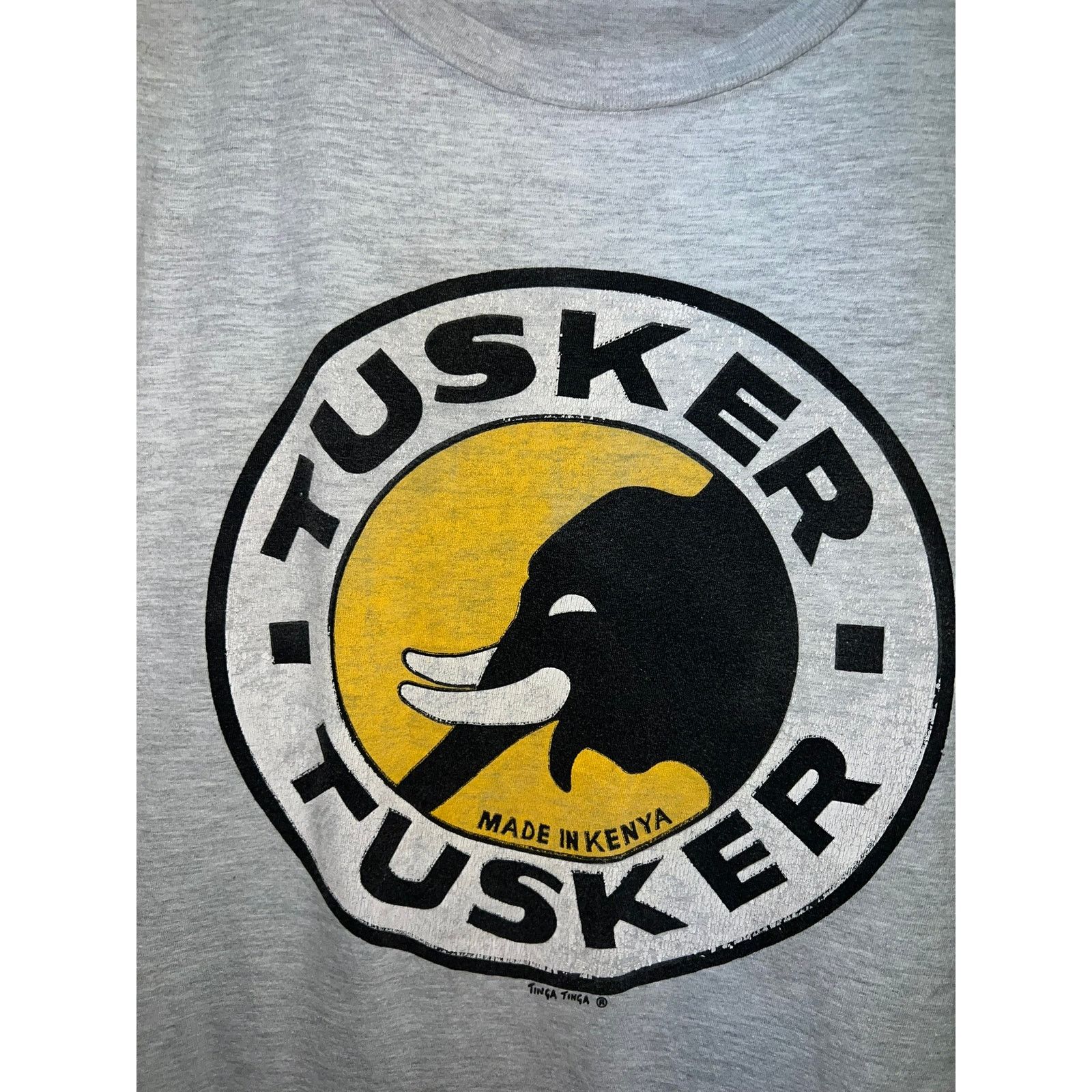 Vintage Vintage Tusker Beer Tuska Tinga Elephant Logo Alcohol Tee M Size US M / EU 48-50 / 2 - 2 Thumbnail