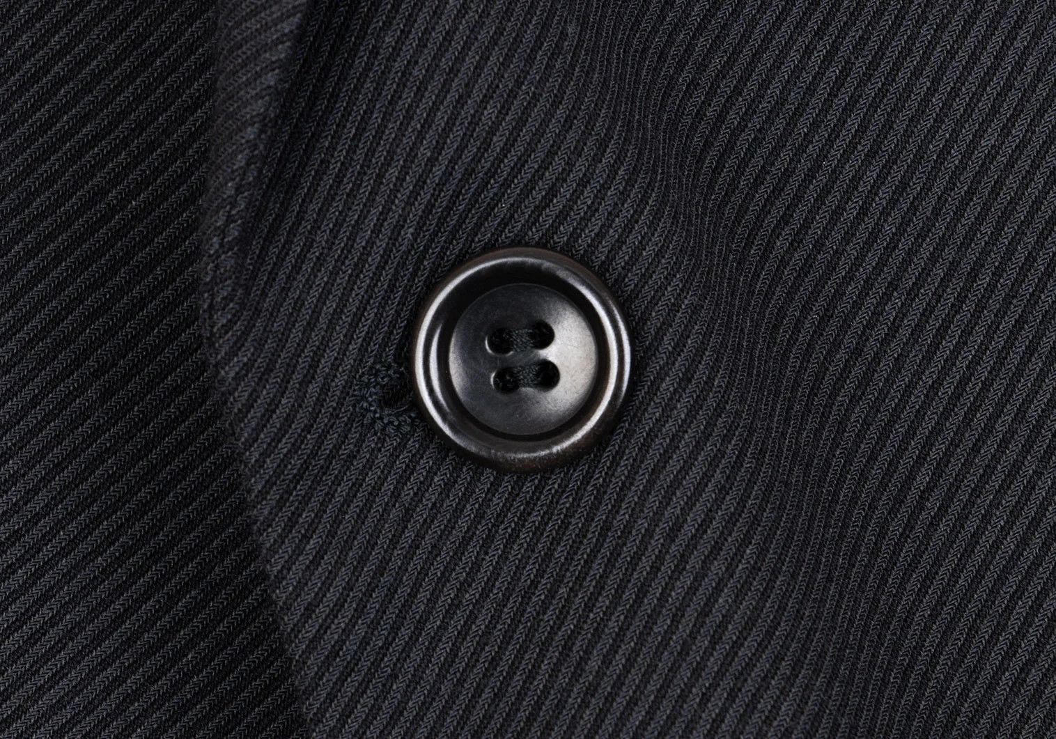 Armani Collezioni Wool Jacket with Diagonal Stripe in Charcoal, Size 54 Size US XXS / EU 40 - 6 Thumbnail