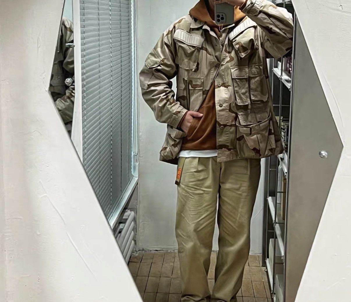 Wtaps WTAPS MODULAR LS 02 SHIRT COTTON RIPSTOP CAMO Size US L / EU 52-54 / 3 - 5 Thumbnail