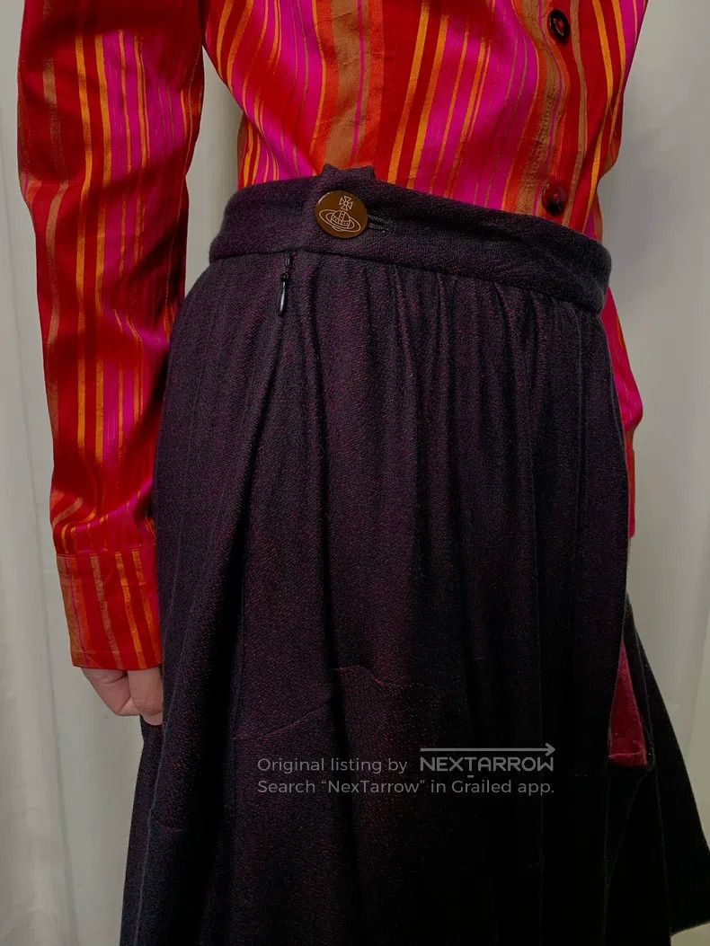Vivienne Westwood Vivienne Westwood size 2 Vintage Red and Black Witch Pocket Size 25" / US 0 / IT 36 - 4 Thumbnail