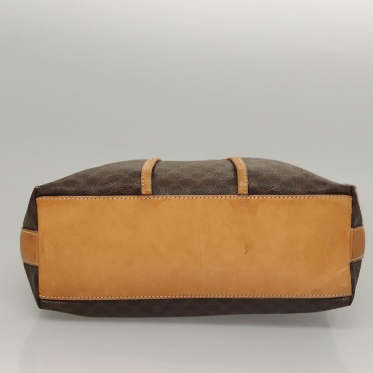 Celine CELINE Macadam Canvas Shoulder Bag Pvc Leather Brown Gold Size ONE SIZE - 9 Thumbnail