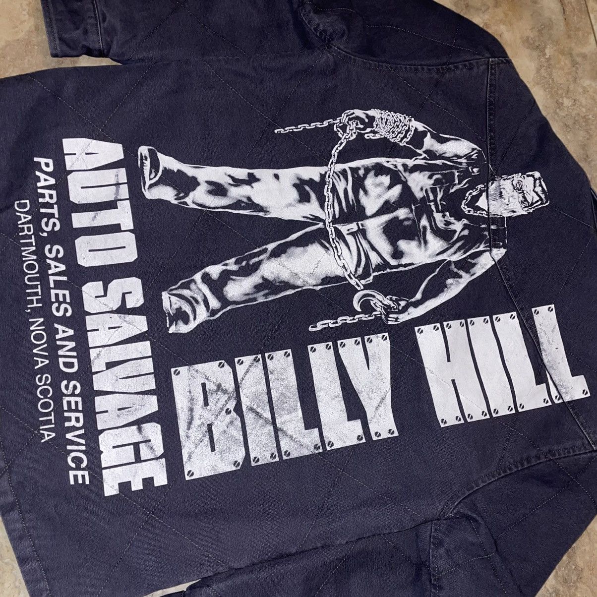 Billy Hill Billy Hill Auto Salvage Work Jacket Navy Rare Fits Large Size US L / EU 52-54 / 3 - 4 Thumbnail
