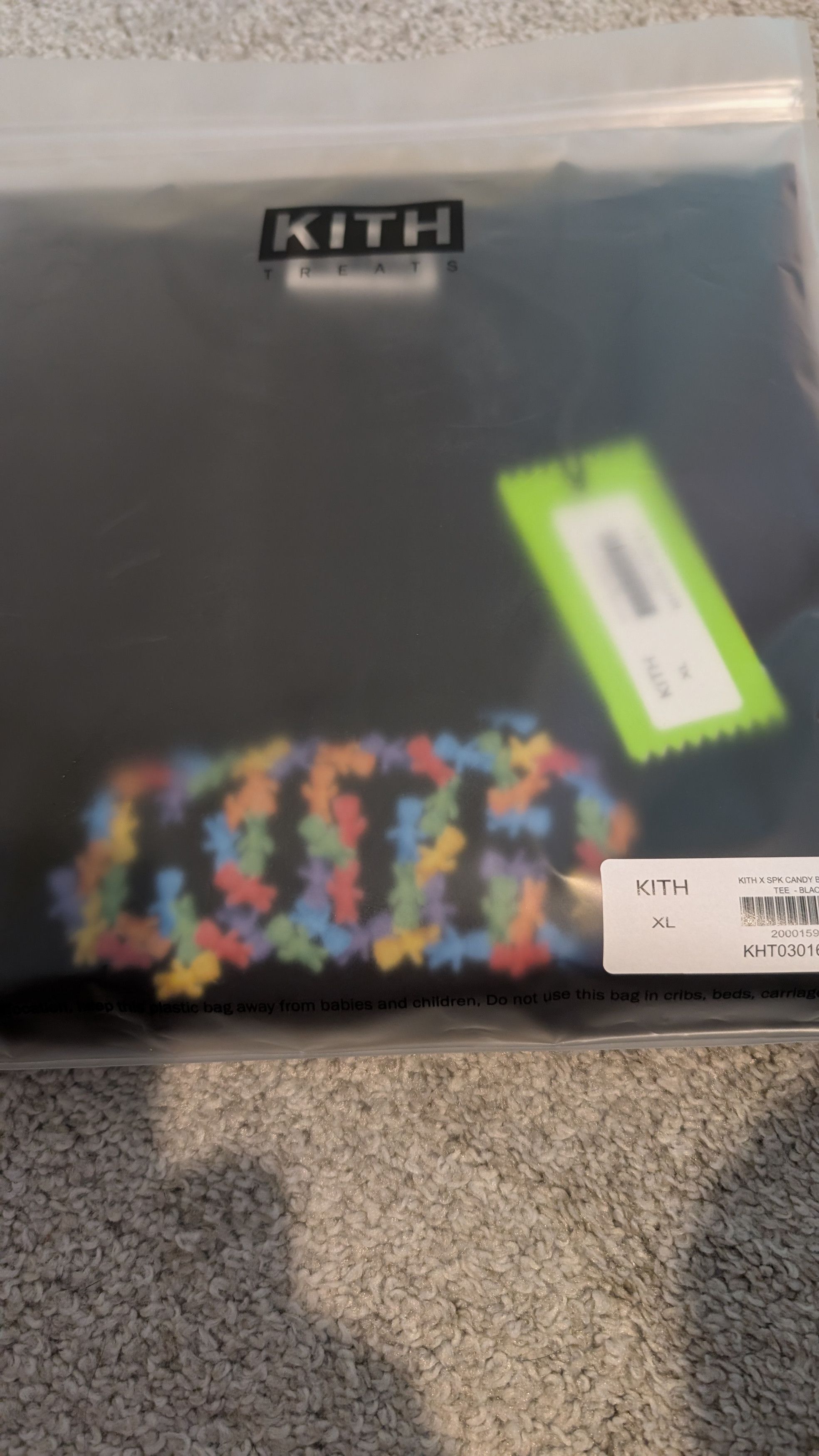 Kith Kith Sour Patch Candy Box Logo Tee (BLACK) Size US XL / EU 56 / 4 - 1 Thumbnail