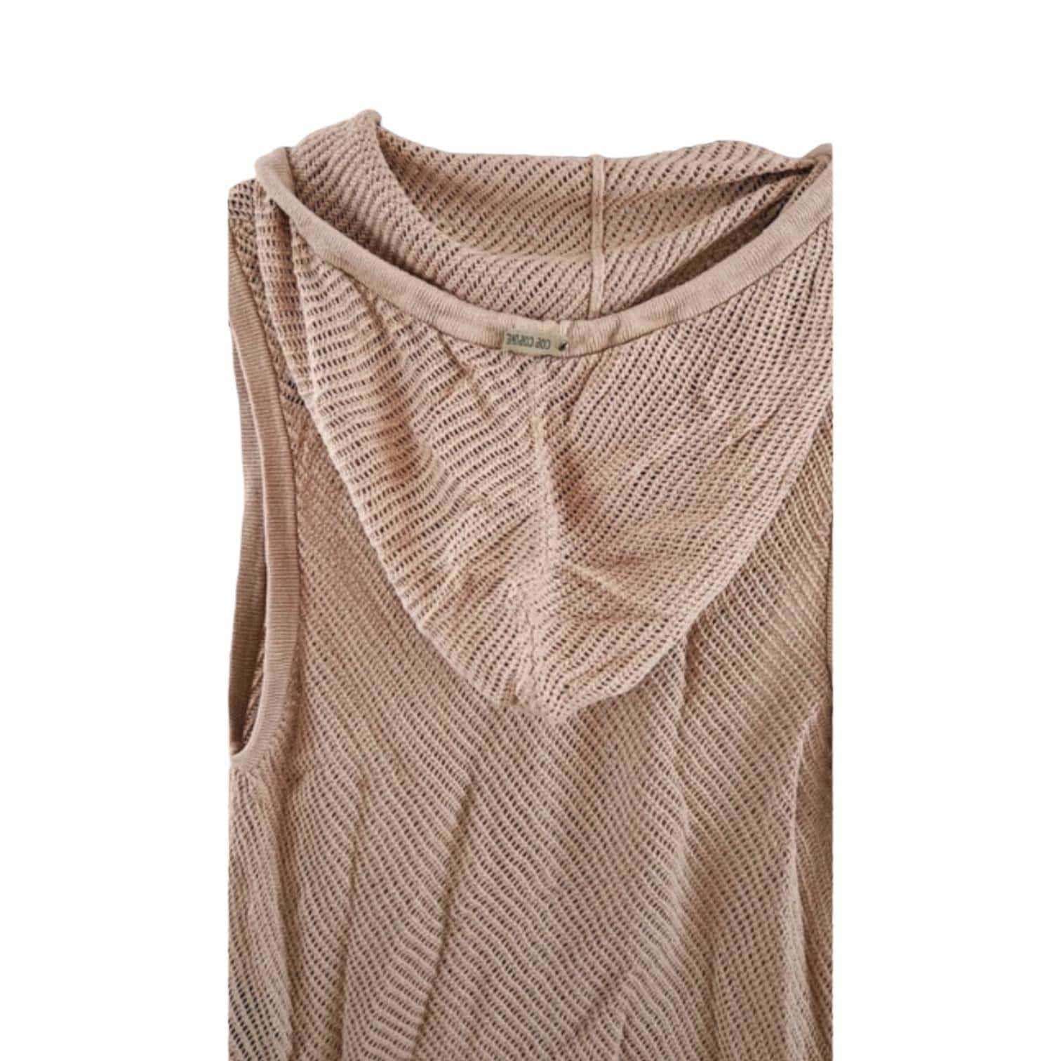 Cop Copine The Cop Copine Hooded Neutral Top Size ONE SIZE - 3 Thumbnail