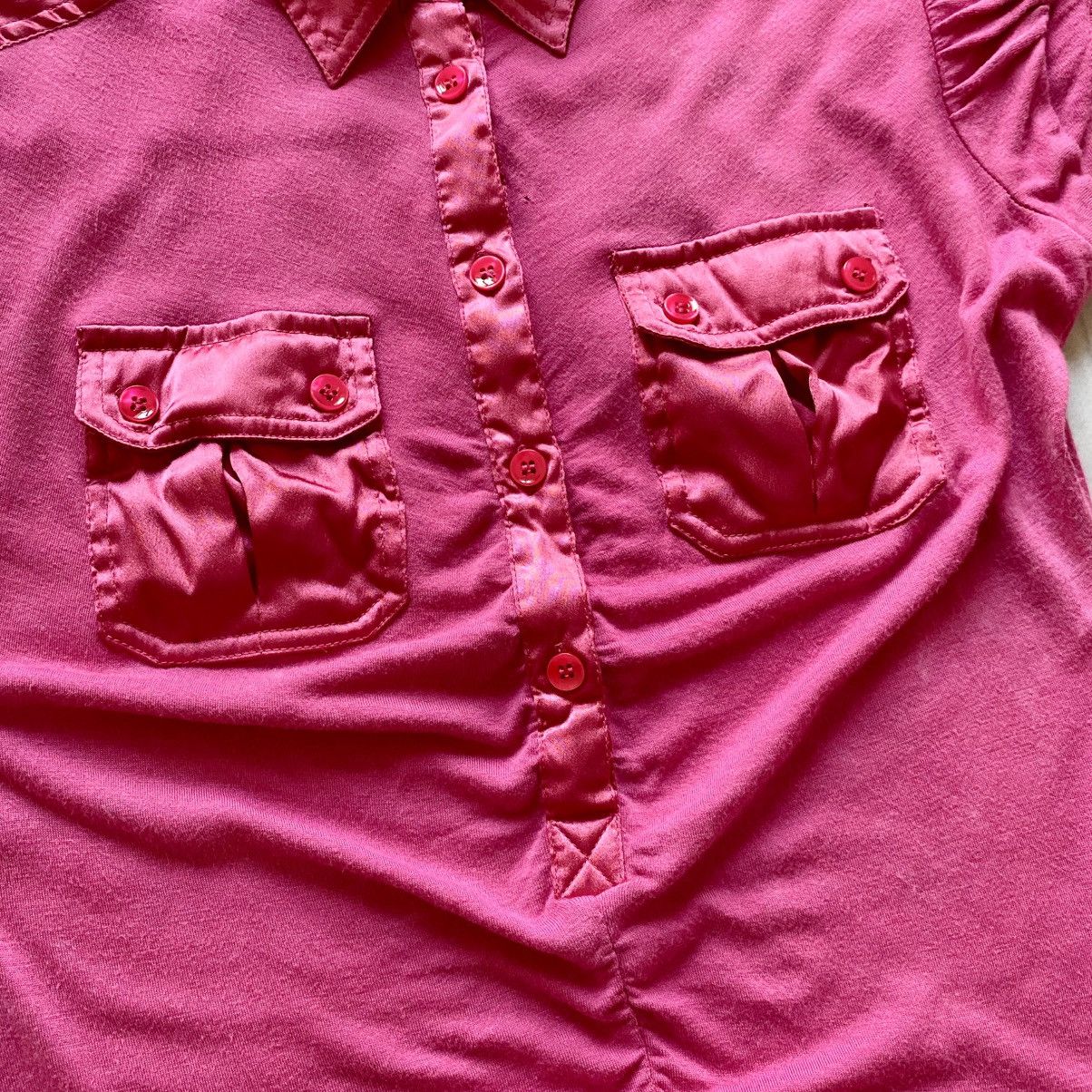 Hysteric Glamour Y2K Miss Sixty Cargo Polo T-Shirt Tee Hysteric Glamour Vibe Size S / US 4 / IT 40 - 3 Thumbnail