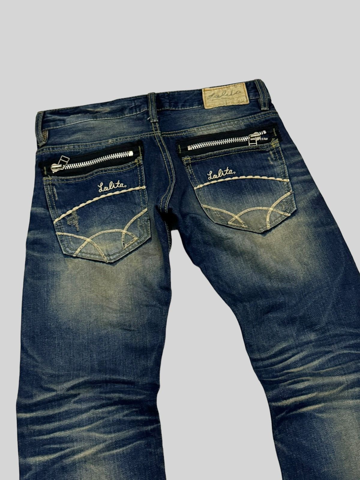 LOLITA JEANS MUDWASH ACID WASH DENIM JEANS