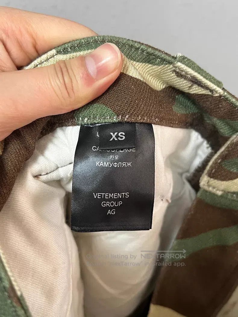 Vetements VETEMENTS size XS Camouflage Baggy Pants Size US 27 - 5 Thumbnail