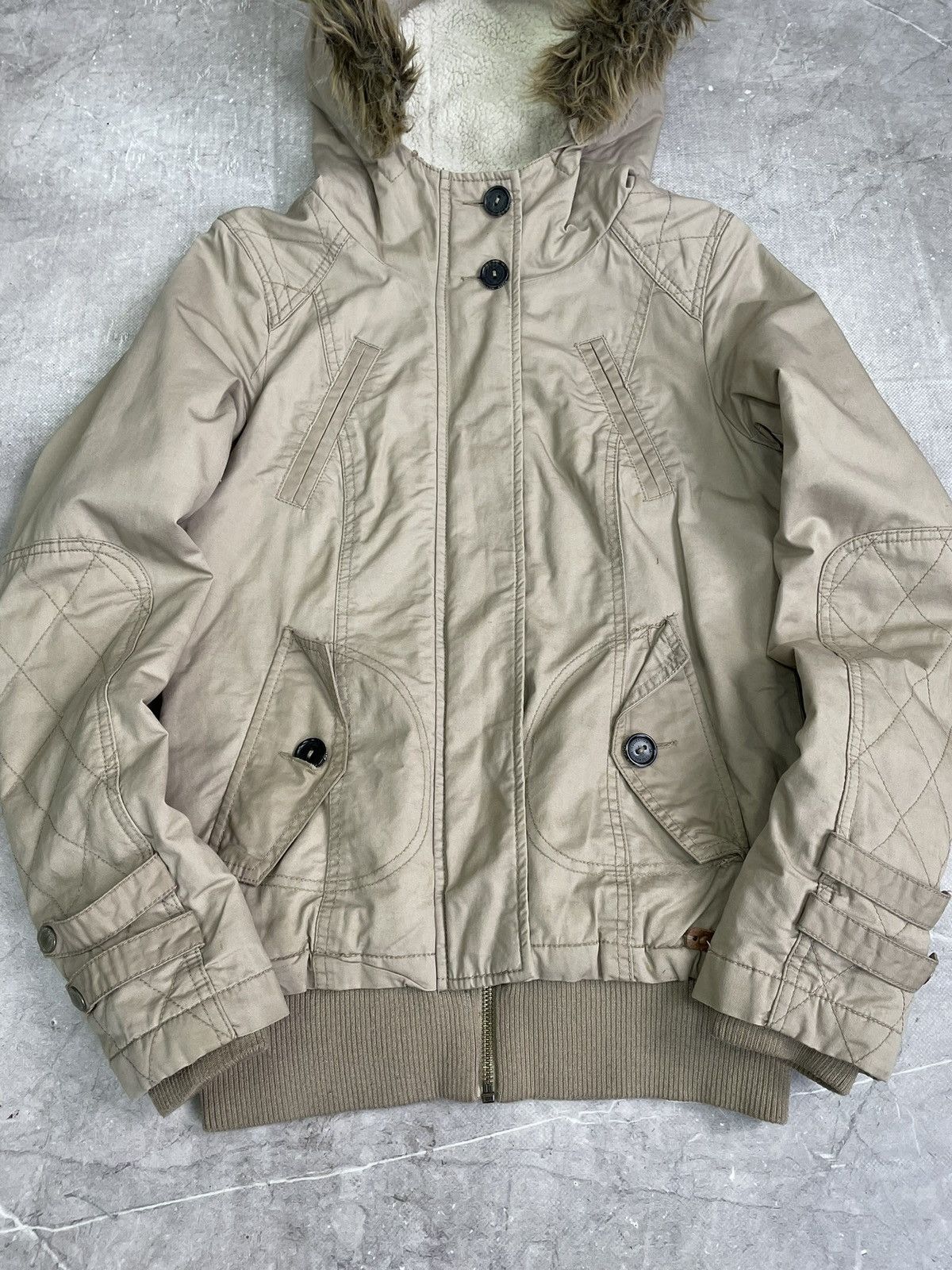 If Six Was Nine If six was nine hype gothic canvas hype jacket fur hood y2k Size US S / EU 44-46 / 1 - 3 Thumbnail