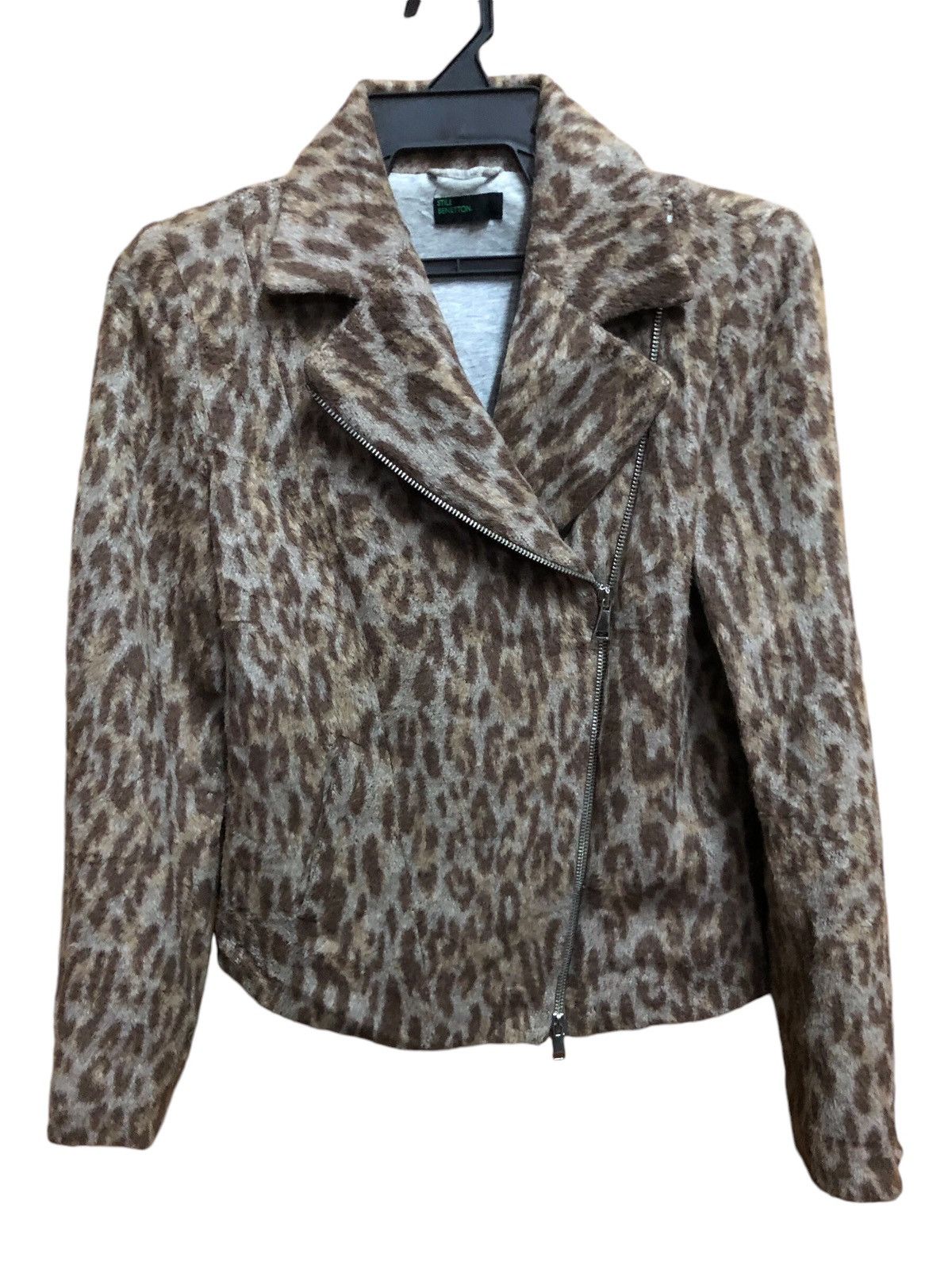Benetton Stile Benetton Leopard motif punk Rockabilly Jacket Size XS / US 0-2 / IT 36-38 - 1 Thumbnail