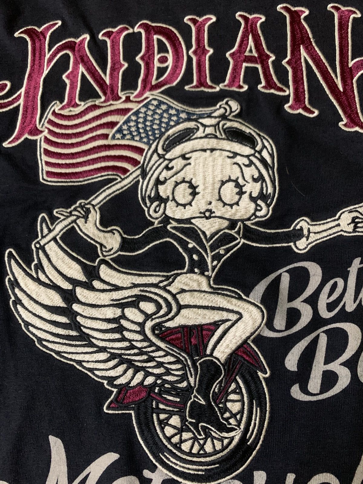 Anime VINTAGE ANDIAN ❌ BETTY BOOP Size US XL / EU 56 / 4 - 5 Thumbnail
