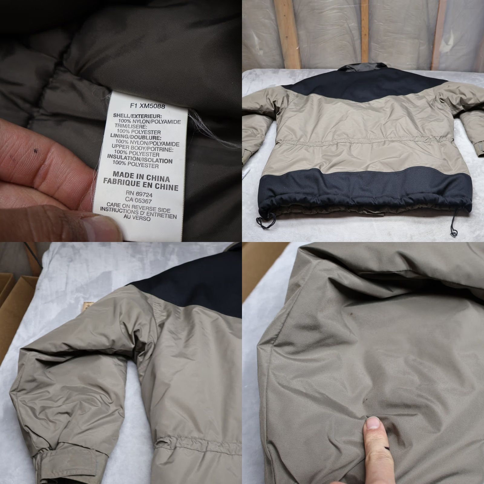 Rains Columbia Jacket Mens XL Brown Full Zip Insulated Outdoor Puffer Wind Retro Size US XL / EU 56 / 4 - 9 Thumbnail