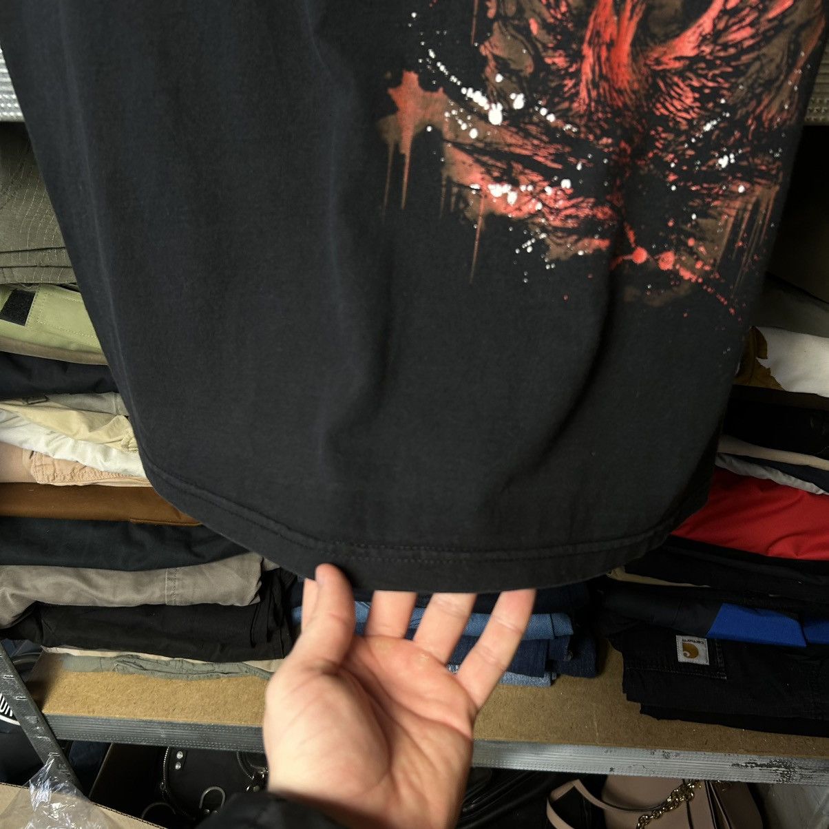 Band Tees Vintage In Flames Big Graphic Logo 2000’s rock band tee Size US M / EU 48-50 / 2 - 8 Thumbnail