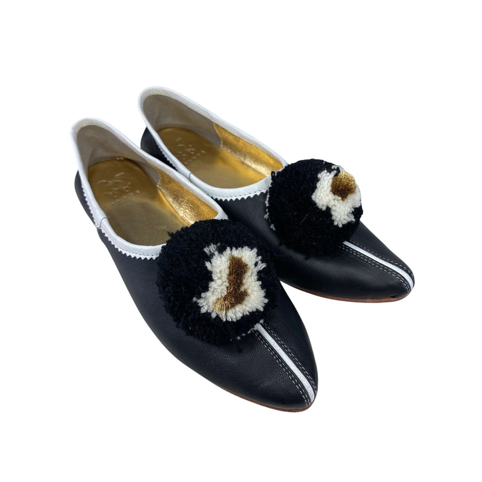 Figue Figue leather flats sz 7 MSRP $625 Size US 7 / IT 37 - 1 Thumbnail