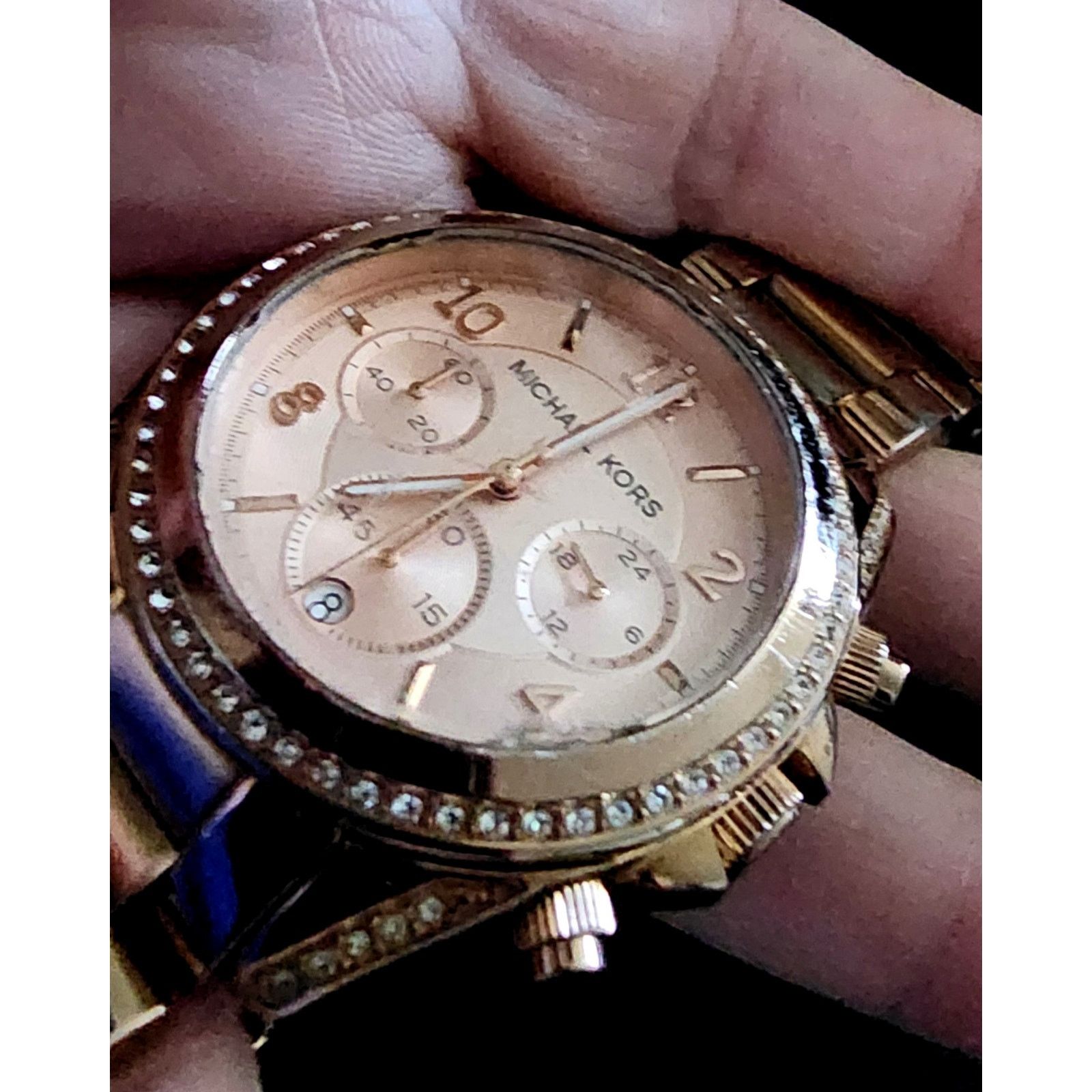 Michael Kors MICHAEL KORS Ritz Rose Gold-Tone Watch Size ONE SIZE - 1 Thumbnail