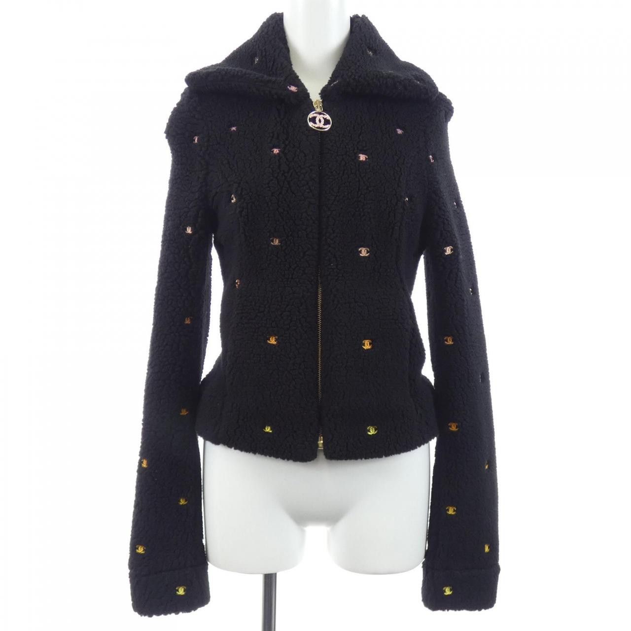 Chanel Chanel Chanel Silk Cashmere Jacket Textile Outerwear P76525K10965 DUTY FREE for USA Size ONE SIZE - 1 Thumbnail