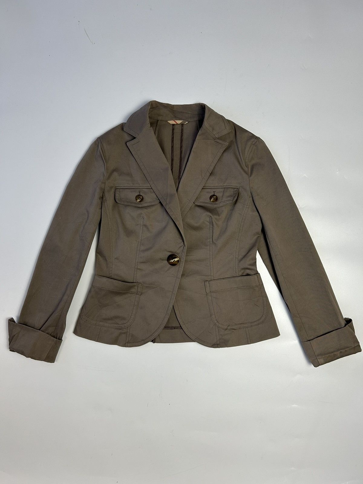 Burberry × Designer BURBERRY WOMEN BLAZER STYLE Size S / US 4 / IT 40 - 1 Thumbnail
