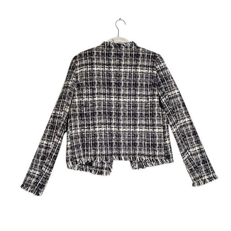 Other Truth And Pride Nocturnal Tweed Open Blazer in Black/Cream/W Size M / US 6-8 / IT 42-44 - 4 Thumbnail