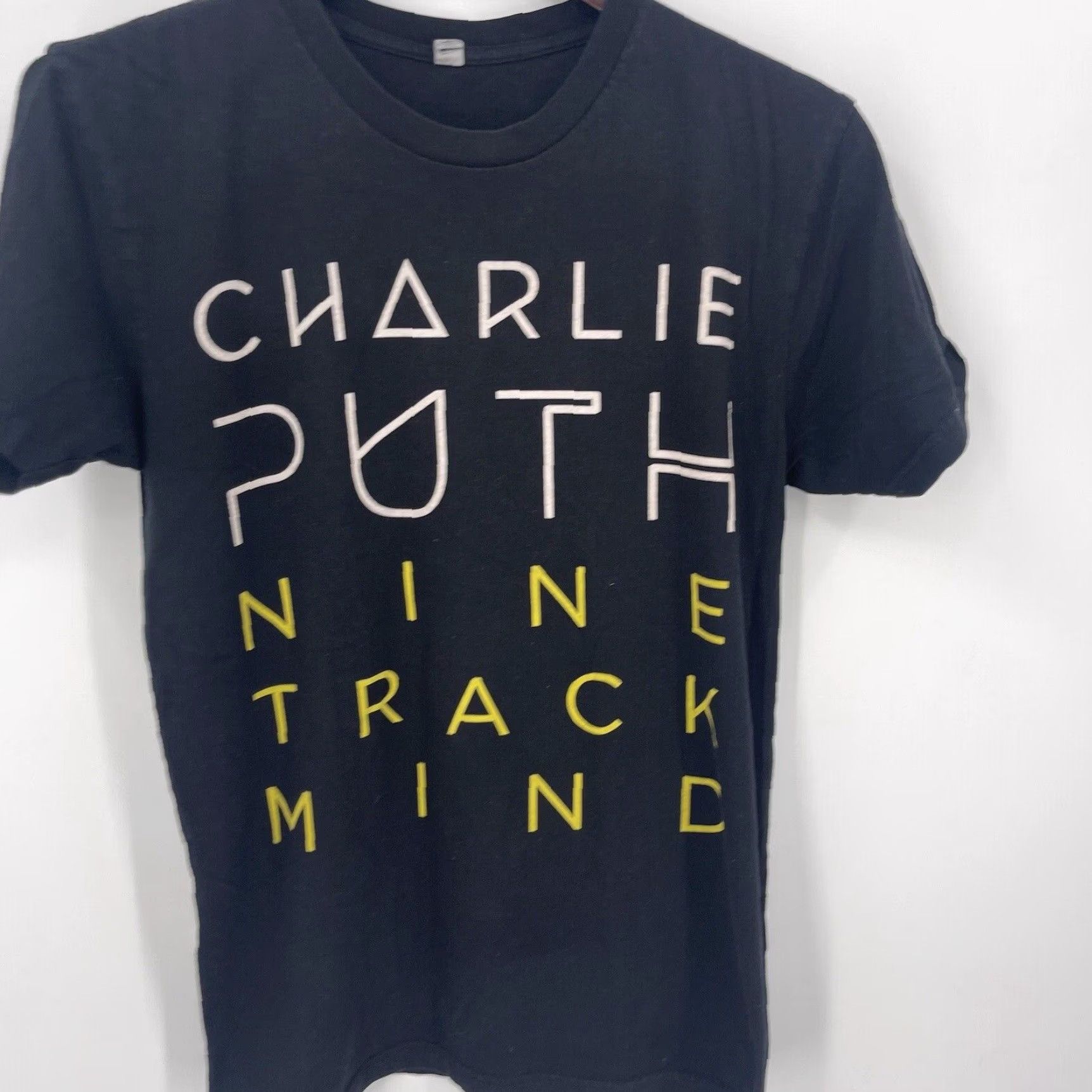 Next Level CHARLIE PUTH Nine Track Mind T-Shirt Mens Small Black Short Sleeve Concert Tee Size US S / EU 44-46 / 1 - 3 Thumbnail