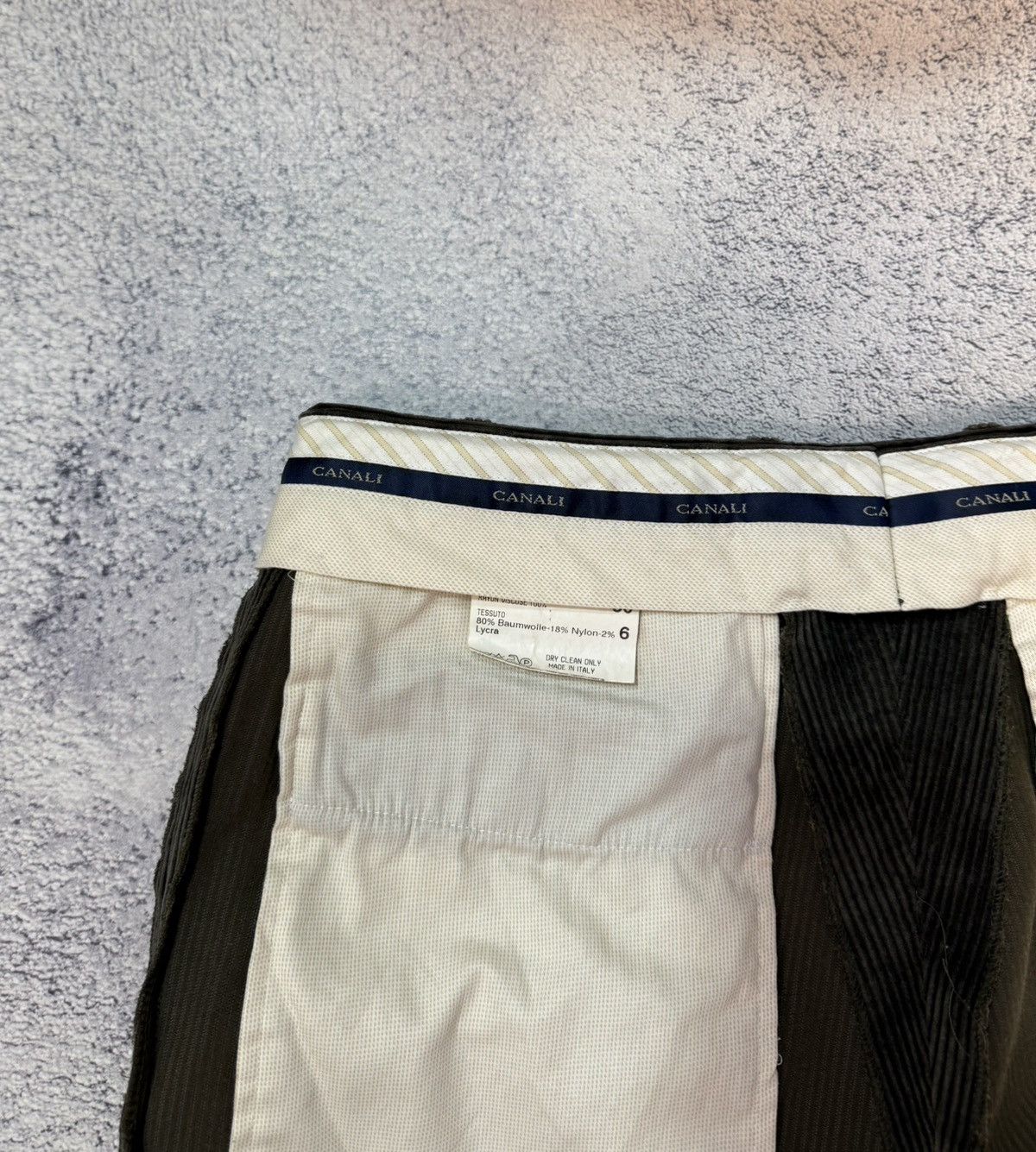 Canali Canali Men Corduroy Chino Pants Made In Italy Size 50 Luxury Size US 34 / EU 50 - 10 Thumbnail
