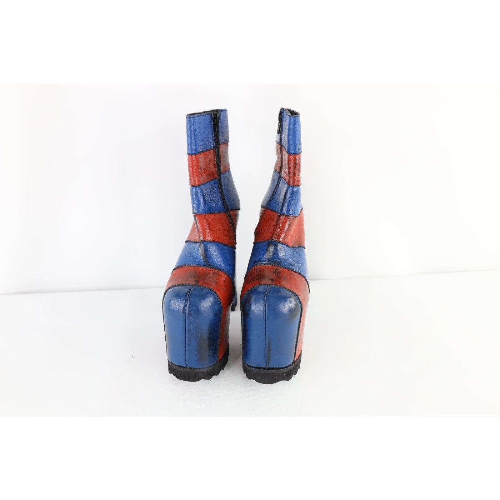 Vintage Vintage 90s Luichiny Leather Heel Platform Boots AS IS Size US 8 / IT 38 - 2 Thumbnail